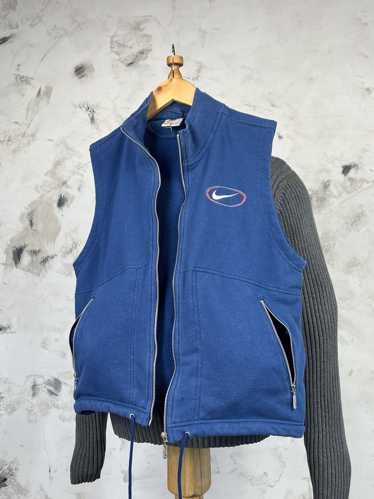 Nike Vintage Nike Blue Vest Size M Size US M / EU 48-50 / 2 - 1 Thumbnail
