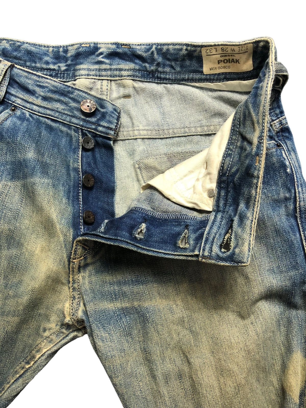 Diesel Vintage Diesel Distressed Dirty Faded Jeans Size US 32 / EU 48 - 9 Thumbnail