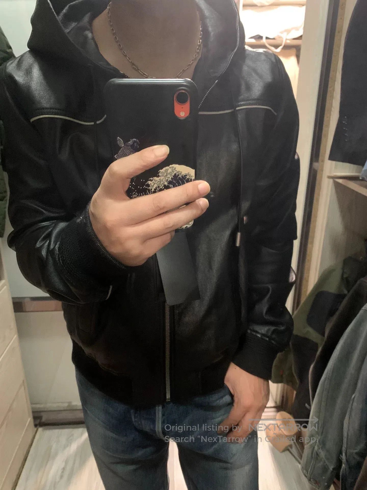 Saint Laurent Paris saint laurent black leather jacket size 48. Size US L / EU 52-54 / 3 - 9 Thumbnail