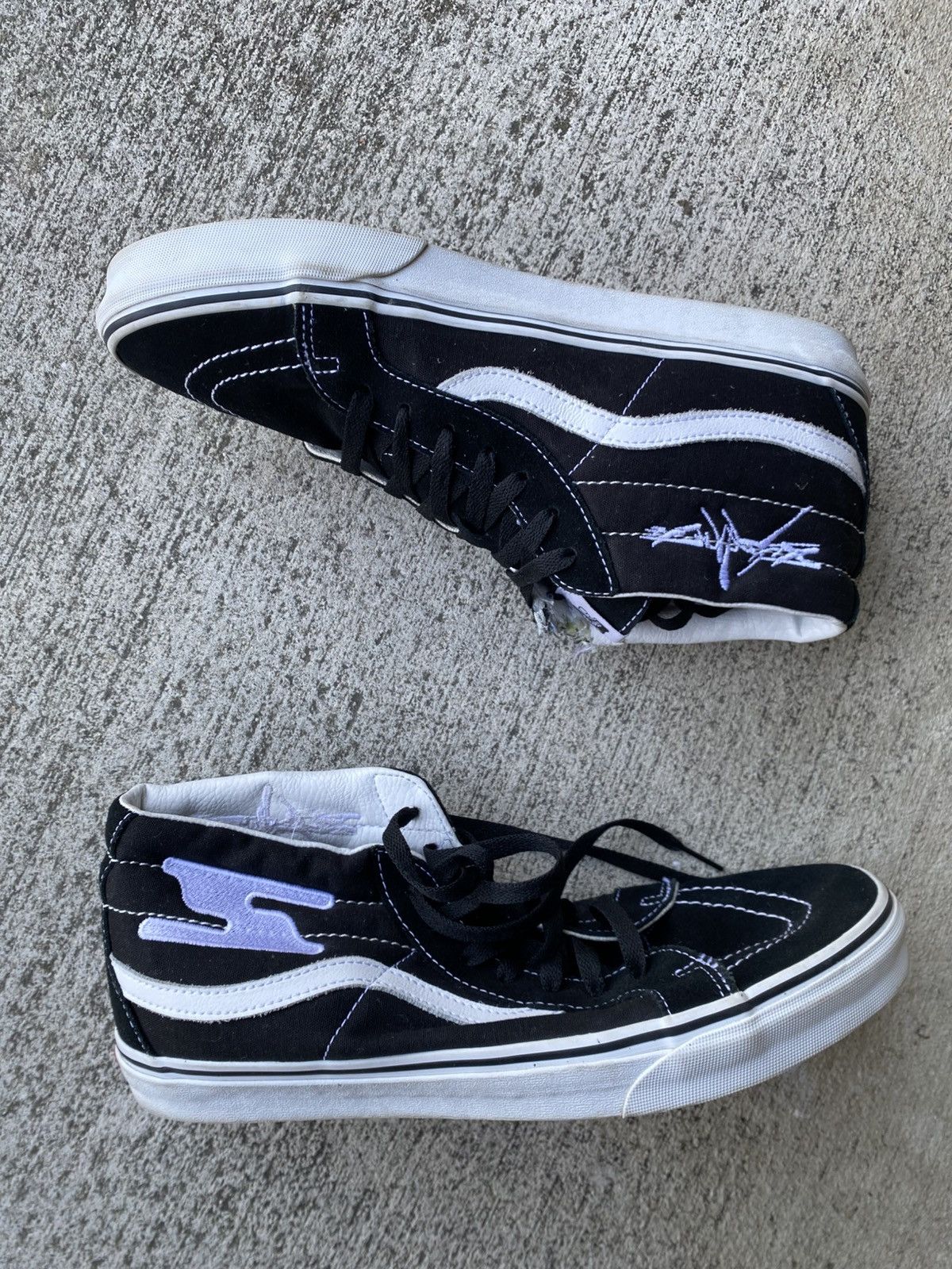 Syndicate × Vans RARE Syndicate Sk8 Hi Vans Size US 12 / EU 45 - 1 Thumbnail