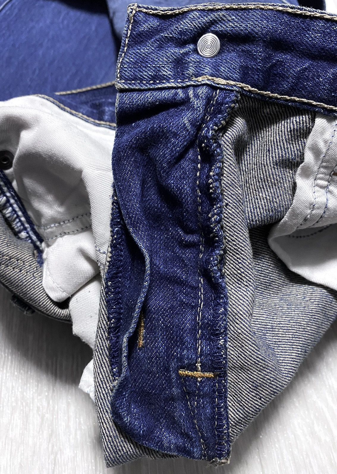 Acne Studios Acne Action Jeans Max Lost&Found Washed Stitched Dyed Jeans Size US 30 / EU 46 - 23 Thumbnail