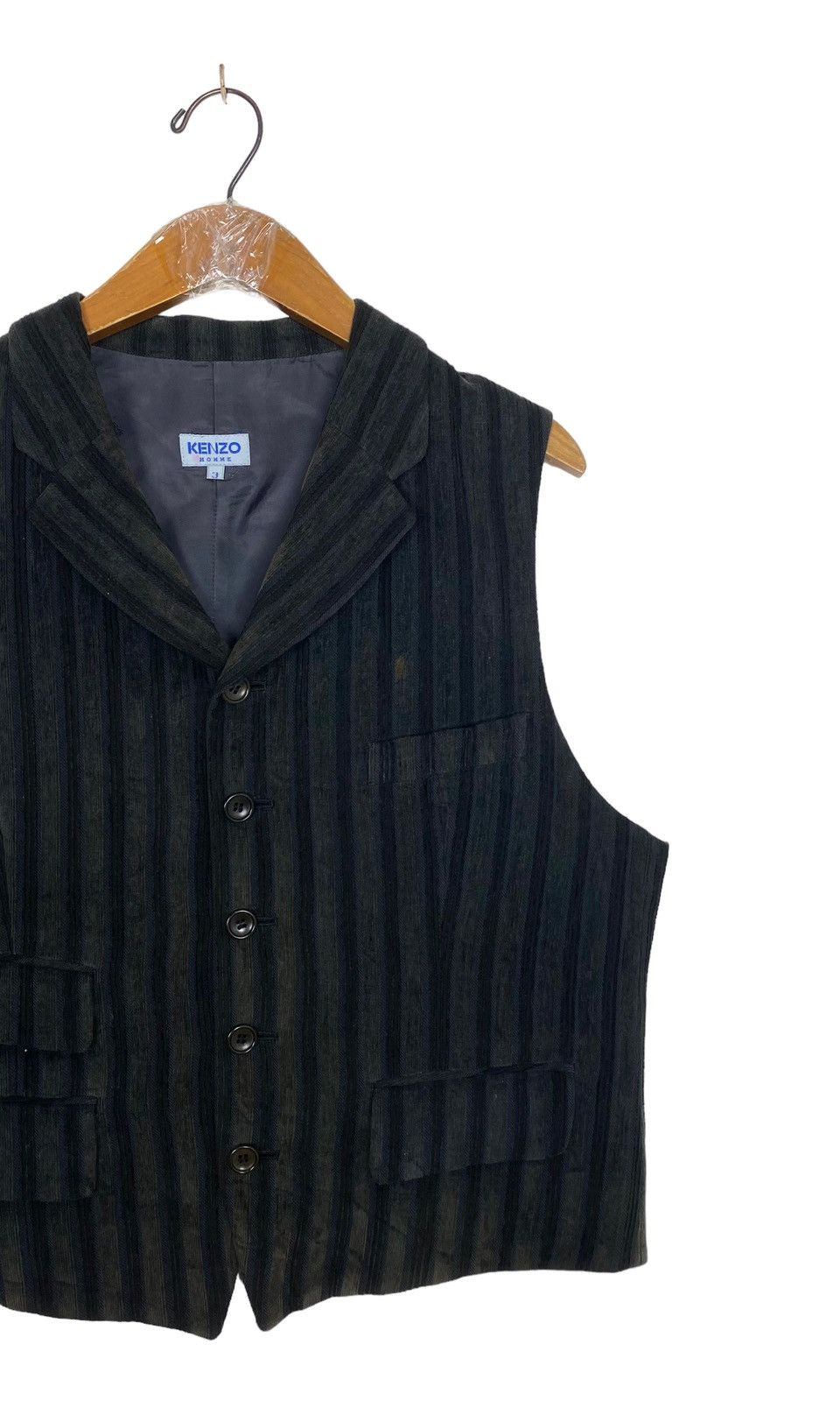 Kenzo Rare‼️ Vintage Kenzo Waistcoat Stripe Made in Japan Size US S / EU 44-46 / 1 - 3 Thumbnail