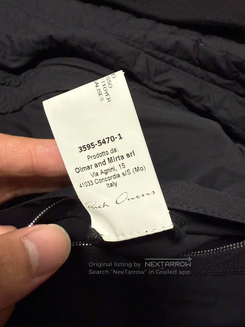 Rick Owens RICK OWENS Rare Goose Down Lined Patchwork Leather Jacket Size US L / EU 52-54 / 3 - 5 Thumbnail