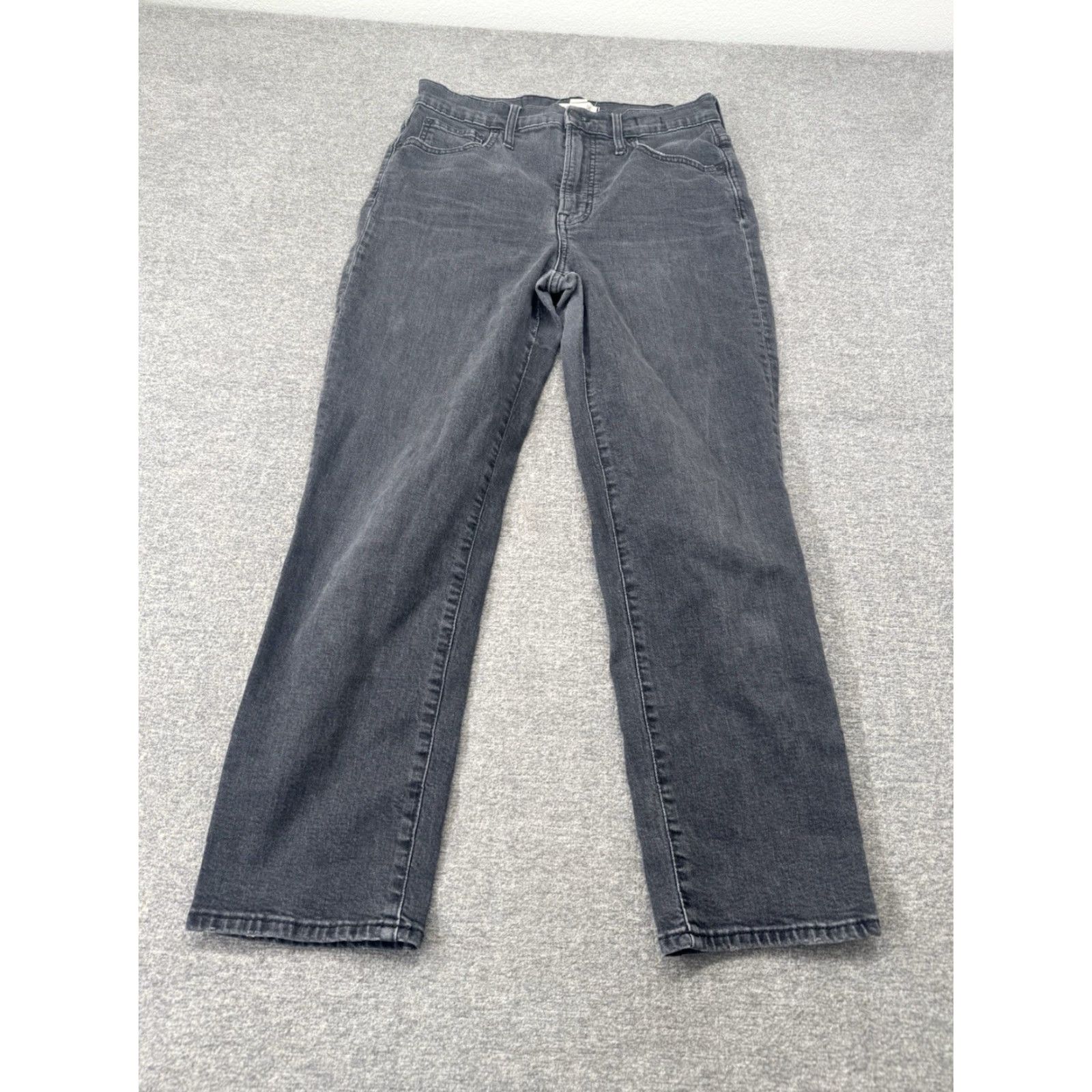 Madewell Madewell The Perfect Vintage Crop Jeans Women’s 28 Black 28x25 Cropped Regular Rise 25in 28in XS? Size 28" / US 6 / IT 42 - 2 Thumbnail