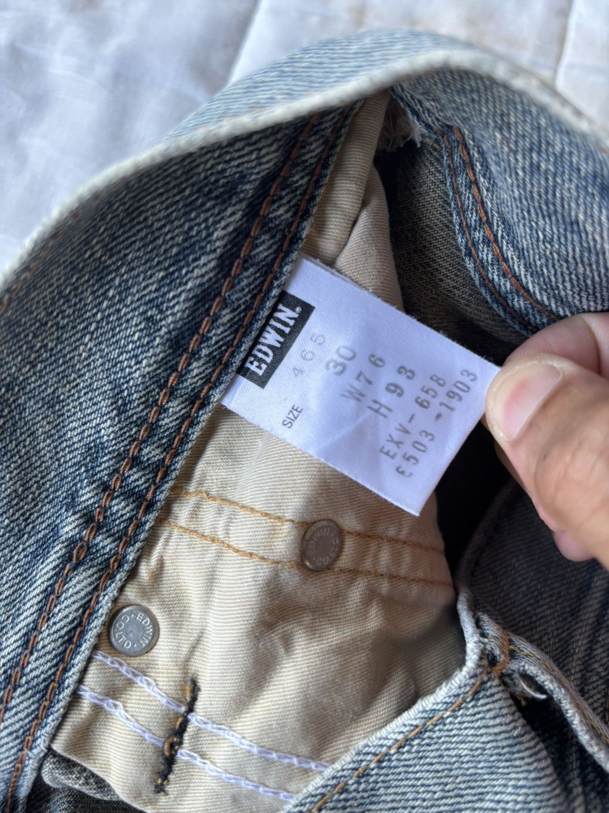 Acne Studios 💥EDWIN XV EXTRA BAGGY DENIM JEANS ACNE STUDIOS STYLE Size US 30 / EU 46 - 12 Thumbnail