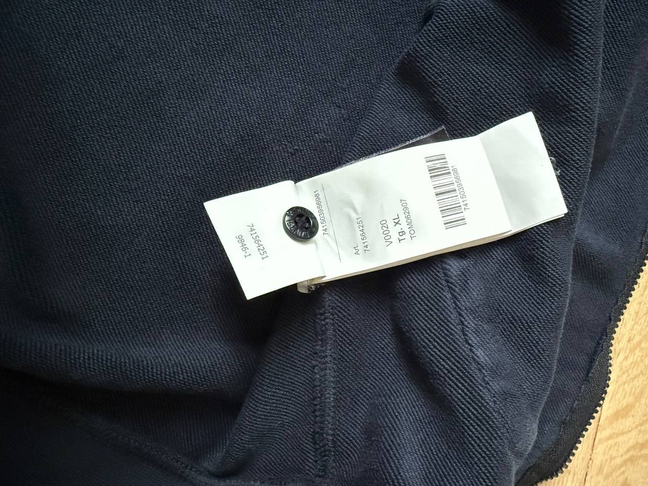 Stone Island Dark Blue Stone Island Zip Hoodie Size US XL / EU 56 / 4 - 8 Thumbnail