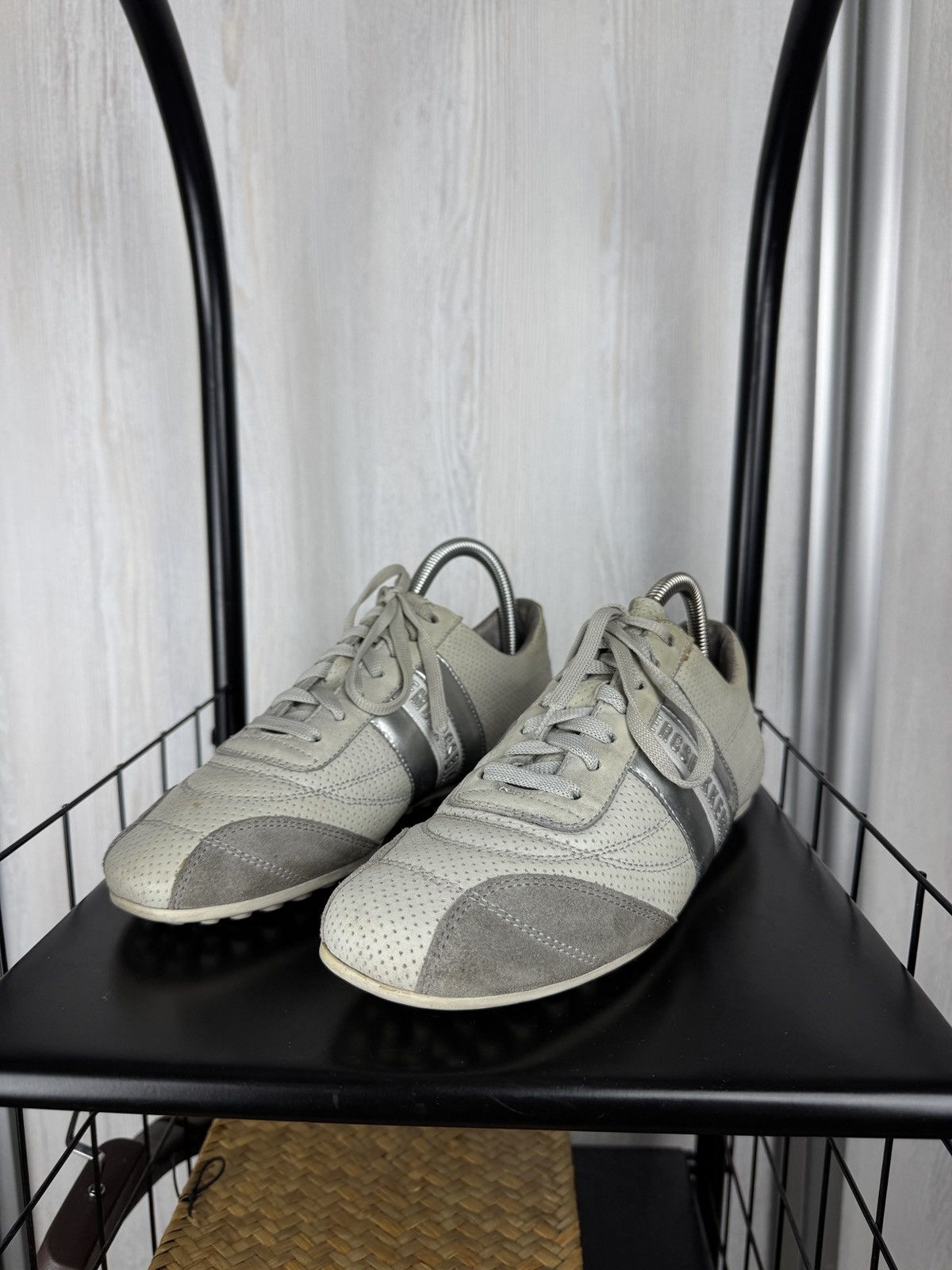 Dirk Bikkembergs Dirk Bikkembergs Iconic Archival Football Leather Sneakers Size US 5 / EU 37 - 7 Thumbnail