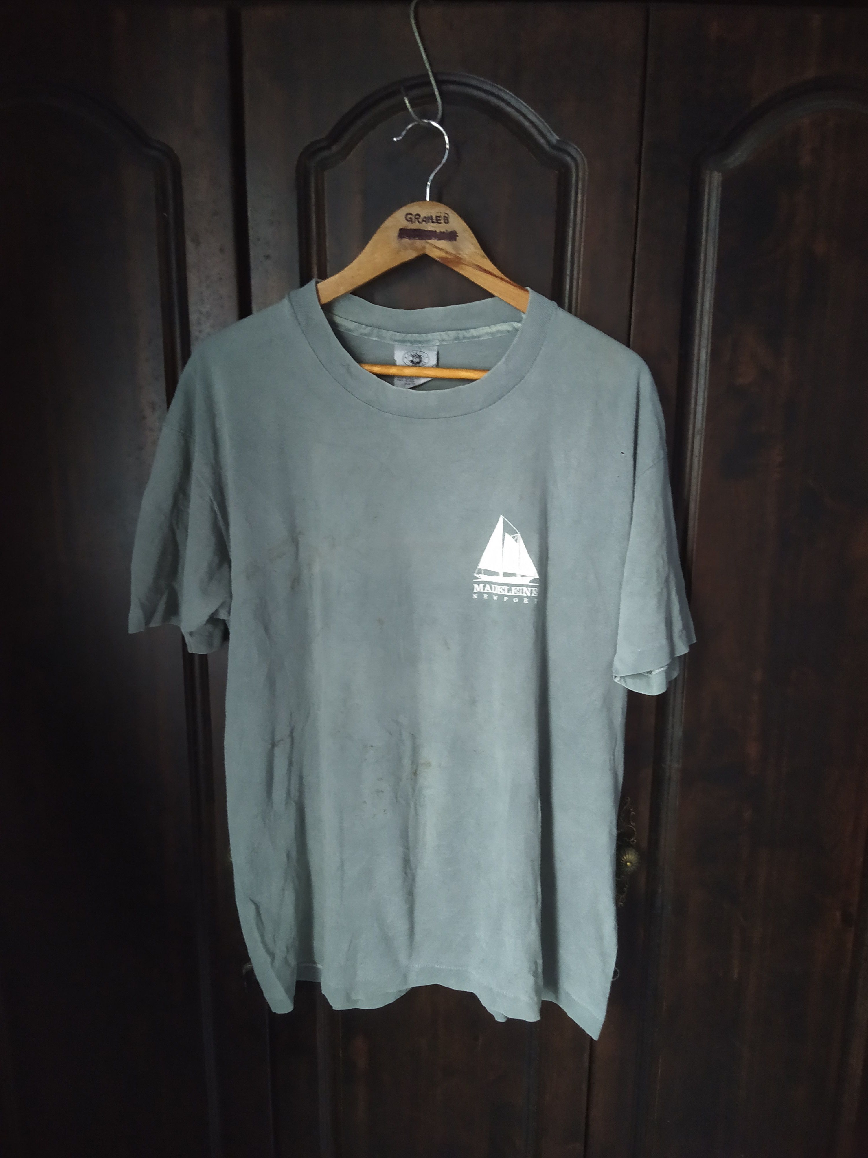 Anvil Madeleine New Port vintage 90's Tshirt Size US L / EU 52-54 / 3 - 2 Thumbnail