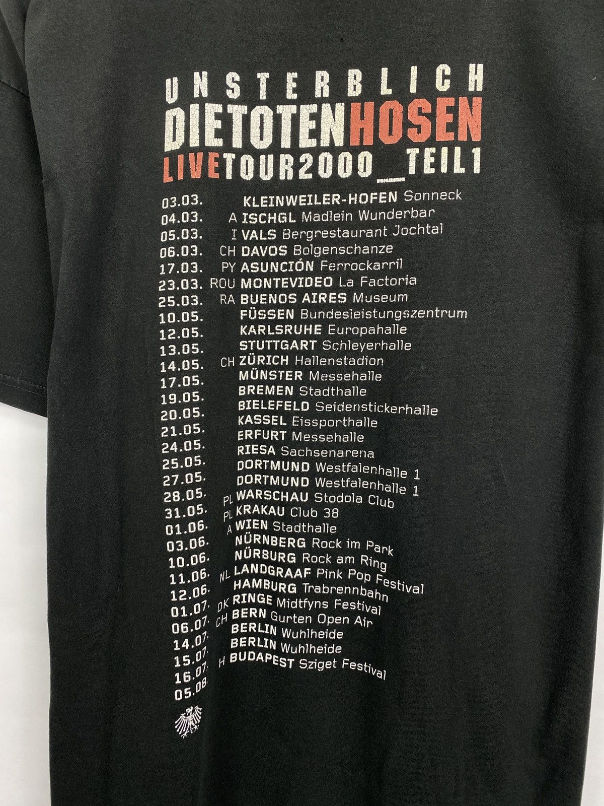 Band Tees 🇩🇪 Vintage 2000 Die Toten Hosen Punk Rock T-Shirt Germany Y2K Size US L / EU 52-54 / 3 - 8 Thumbnail