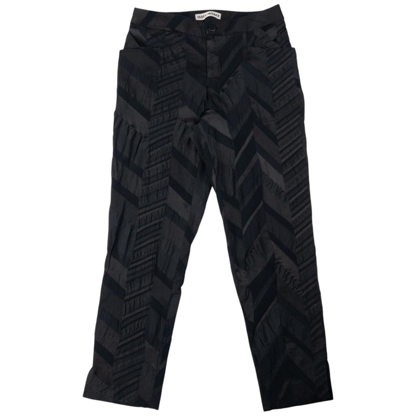 Issey Miyake Vintage Issey Miyake Geometric Trousers Size W28 Size 42" / US 20 - 1 Thumbnail