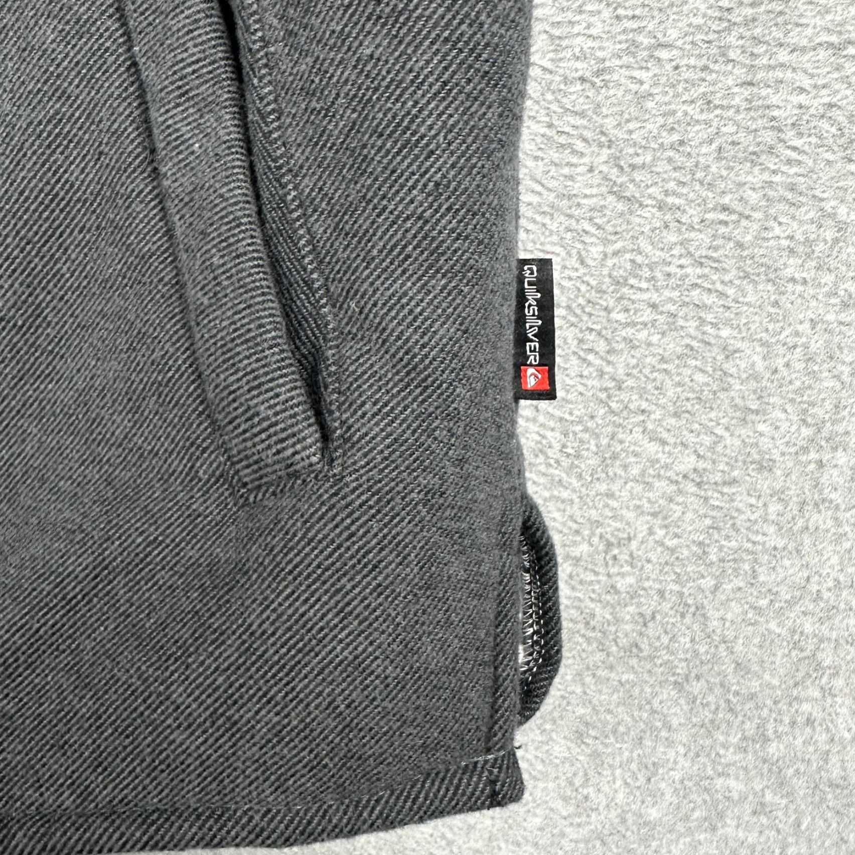 Quiksilver Quiksilver Jacket Mens Small Gray Hooded Sherpa Lined Snap Parka QSM35LW147 NWT Size US S / EU 44-46 / 1 - 7 Thumbnail