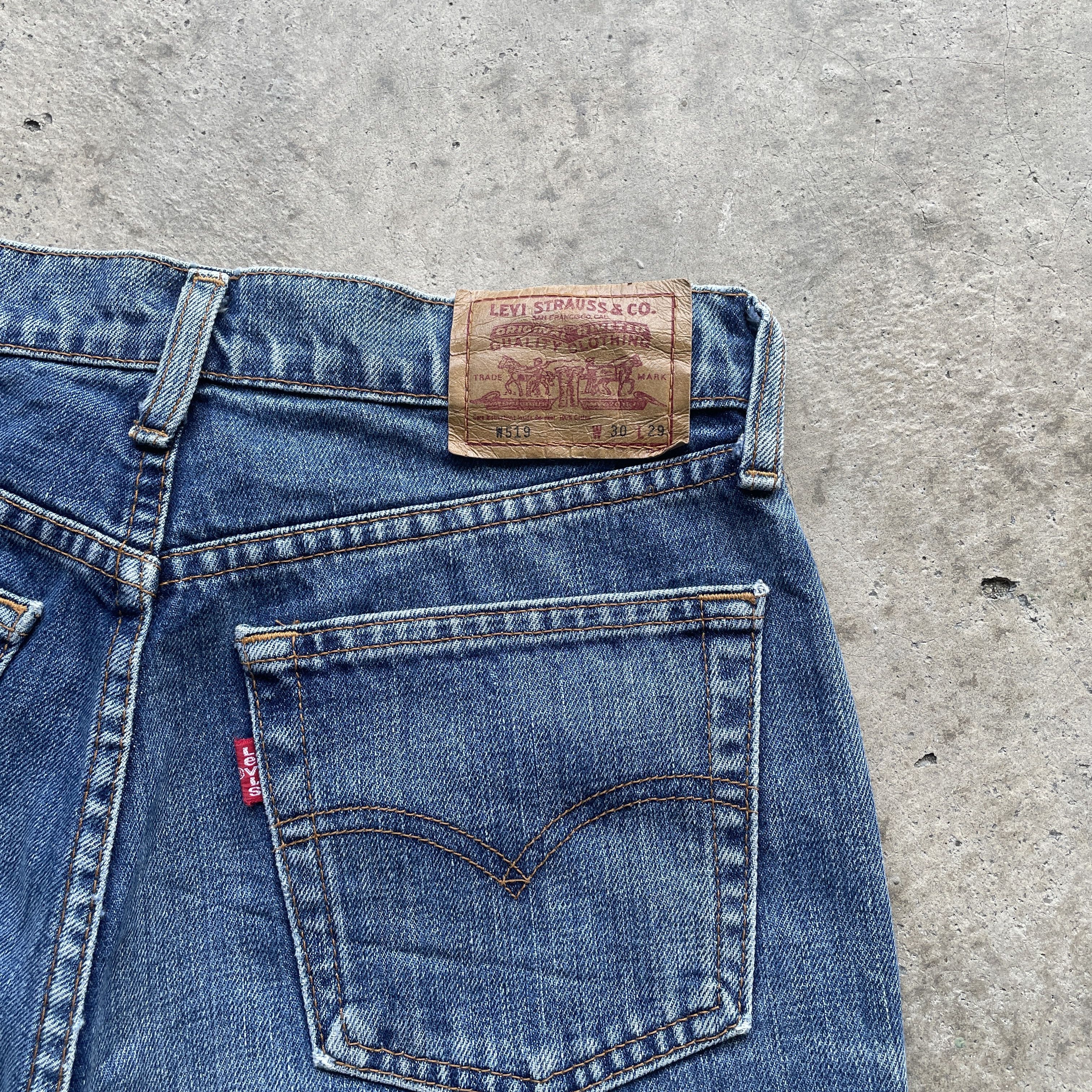 Jean × Levi's VINTAGE LEVI’S 519 J09 DENIM FADED JEANS PANTS W27x29 Size US 27 - 10 Thumbnail