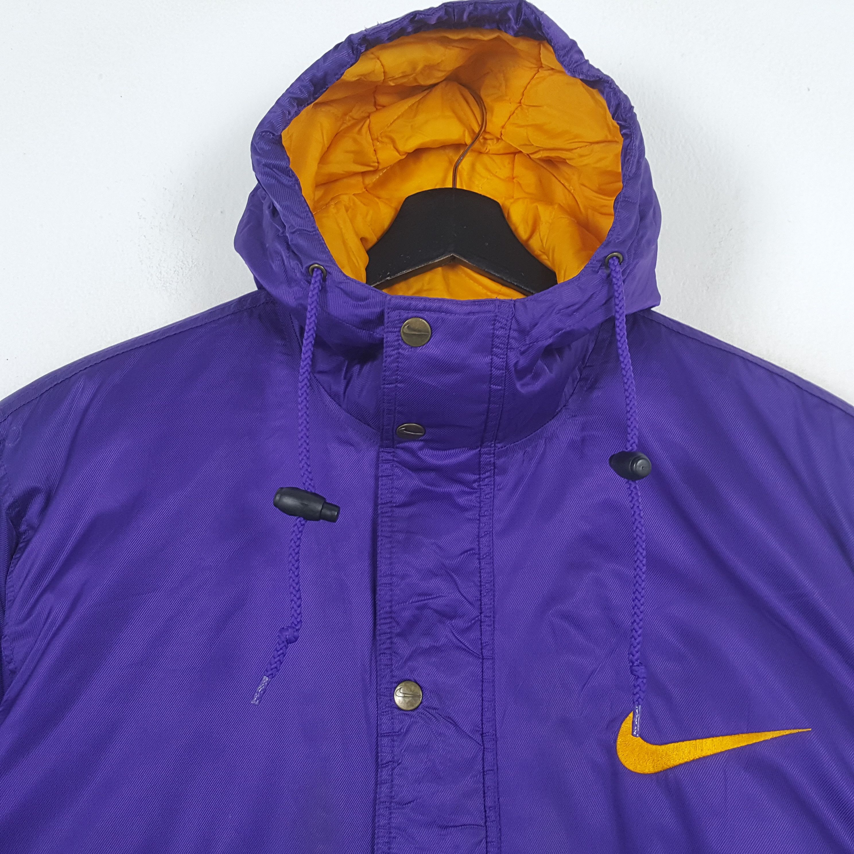 Nike NIKE Big Logo Design Jacket With Hoodies C289N4 Size US L / EU 52-54 / 3 - 4 Thumbnail