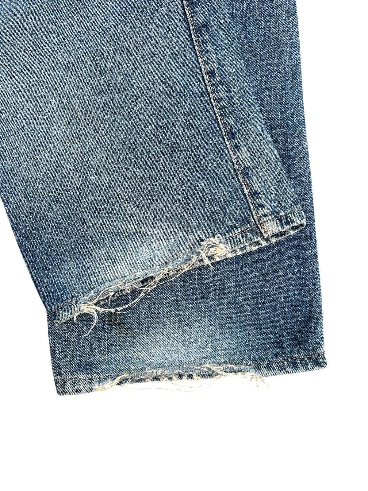 Kapital Thrashed Vintage Edwin 505xx Selvedge Denim Jeans Size US 30 / EU 46 - 13 Thumbnail