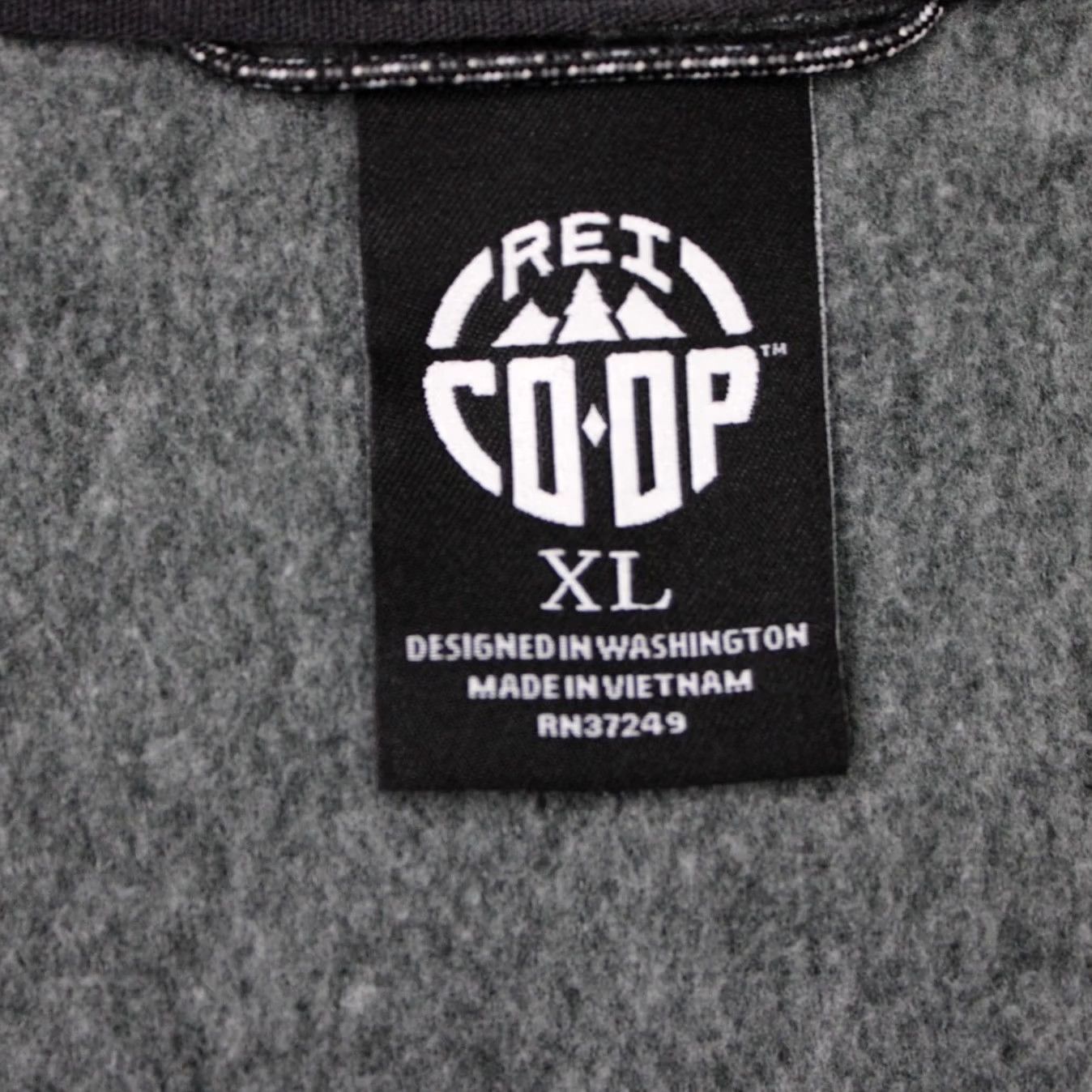 Vintage REI Co-op Sweatshirt Womens XL Gray 1/4 Zip Fleece Pullover Outdoor L/S Sweater Size XL / US 12-14 / IT 48-50 - 5 Thumbnail