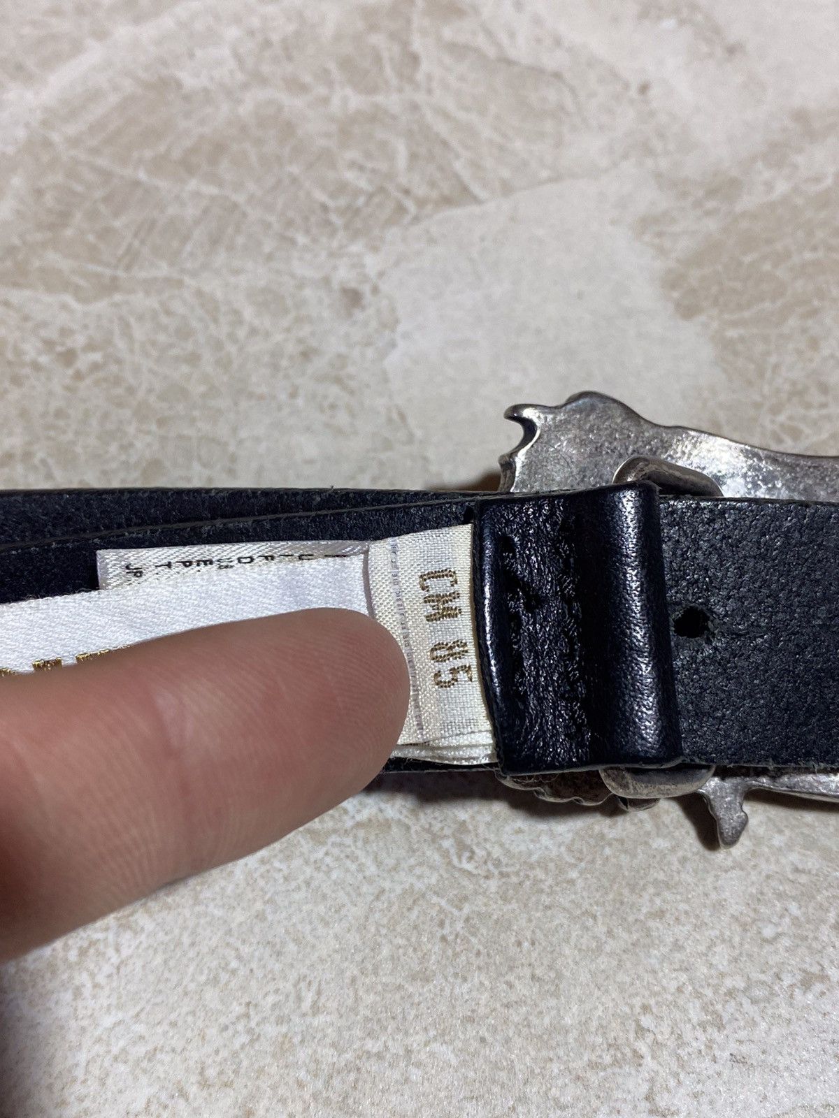 Diesel × Leather Diesel y2k hype streetwear style avant garde leather belt Size ONE SIZE - 7 Thumbnail