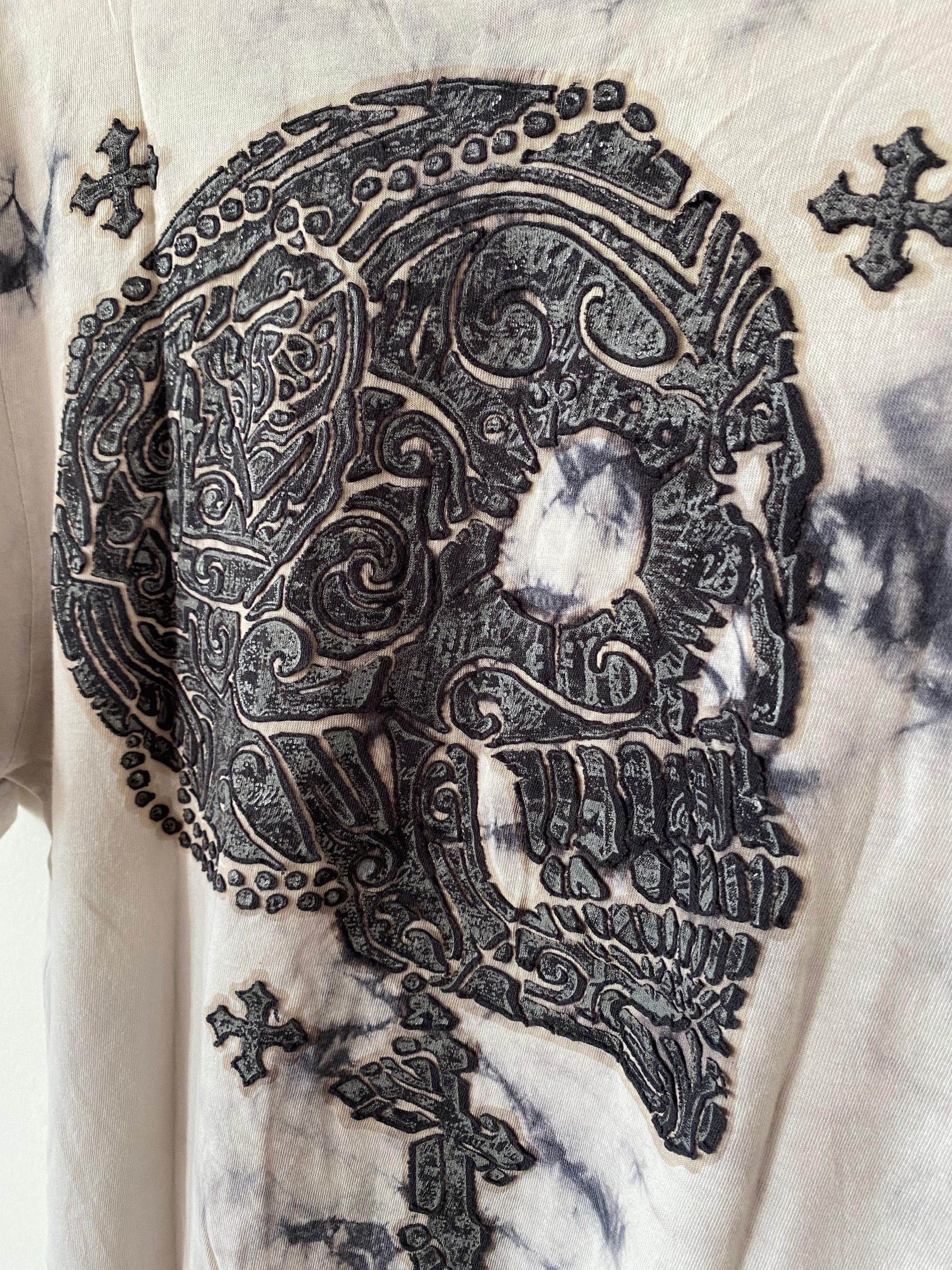 Japanese Brand Buckaroo Skull Shirt Size US L / EU 52-54 / 3 - 4 Thumbnail