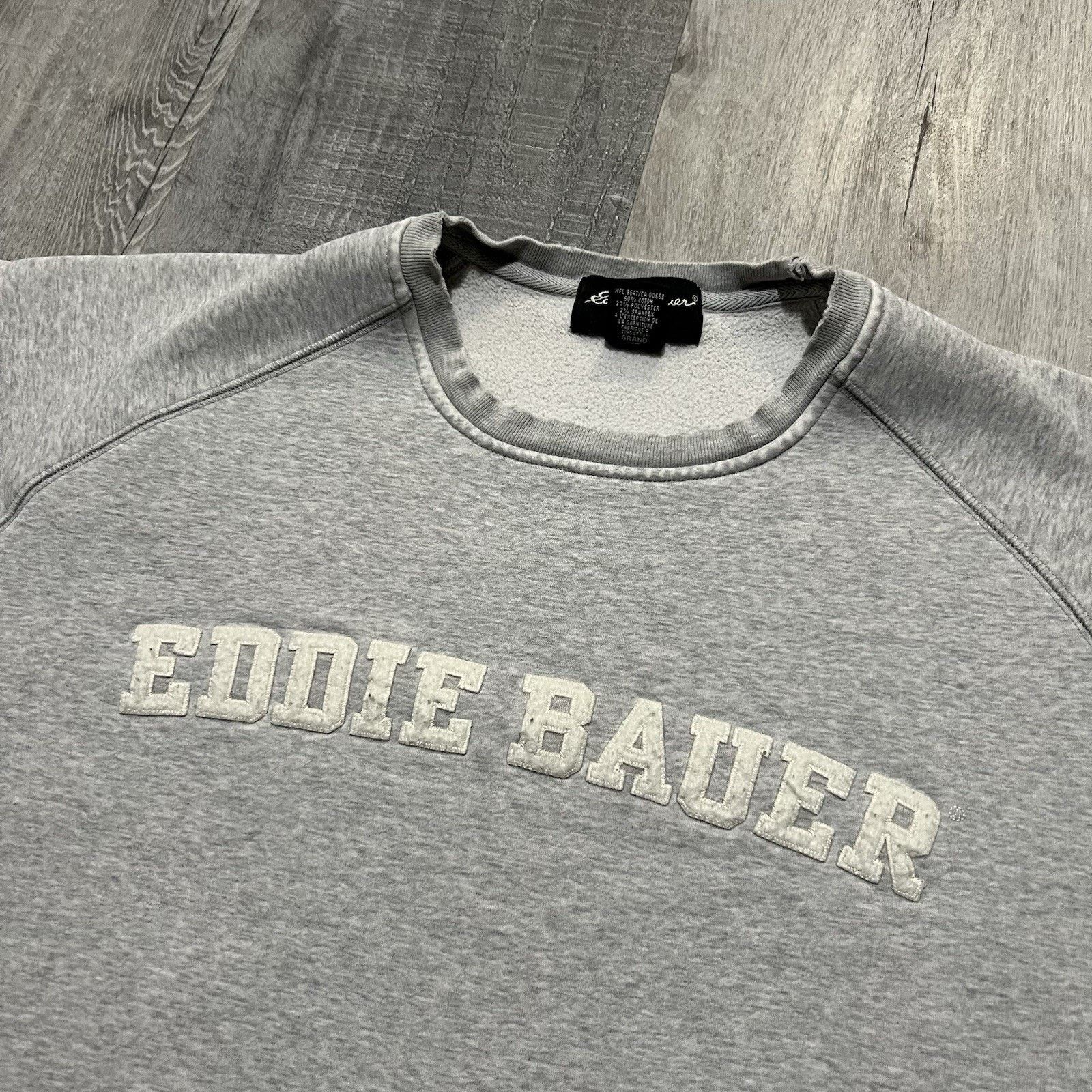 Eddie Bauer Eddie Bauer Pull Over Spell Out Sweatshirt Stretch Crewneck Size US XL / EU 56 / 4 - 2 Thumbnail