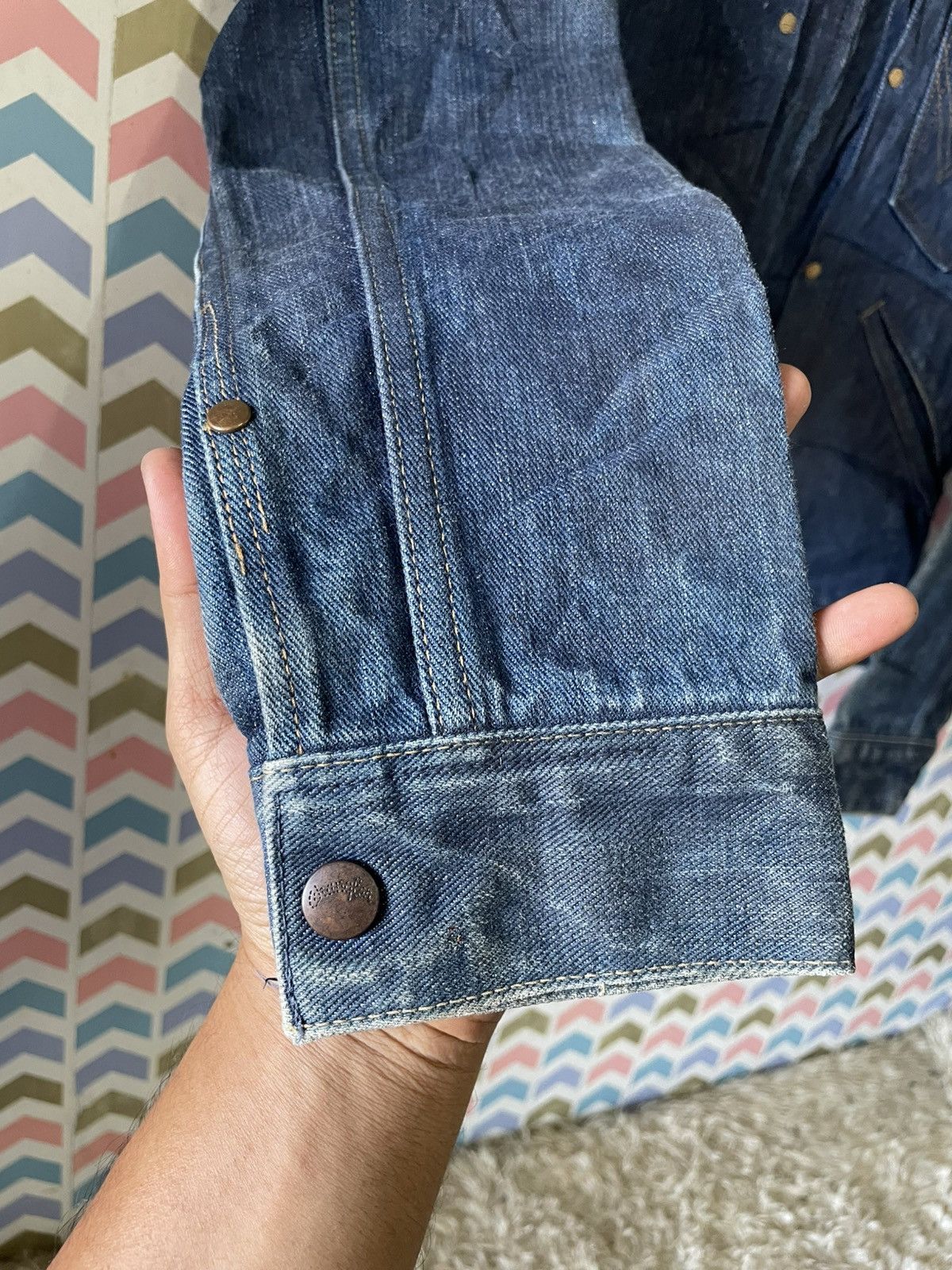 Wrangler Vintage 70-80s Wrangler Tipe one Single Pocket Size US S / EU 44-46 / 1 - 4 Thumbnail