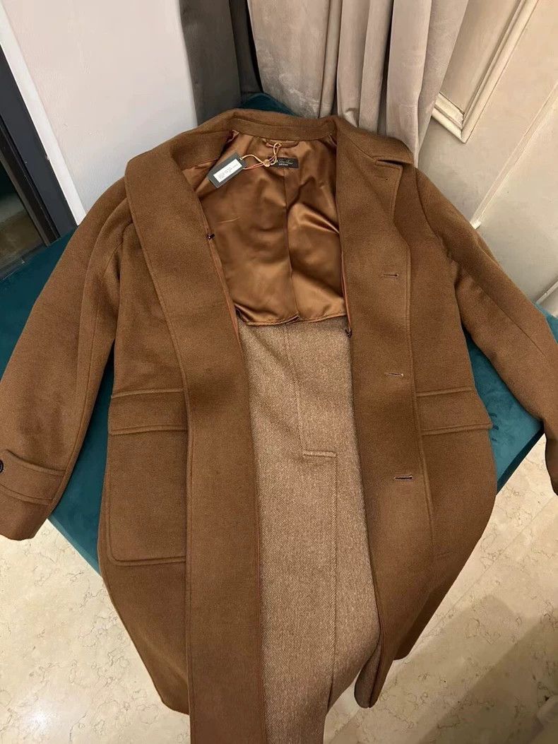 Loro Piana LORO PIANA Men's cashmere coat Size US XL / EU 56 / 4 - 2 Thumbnail