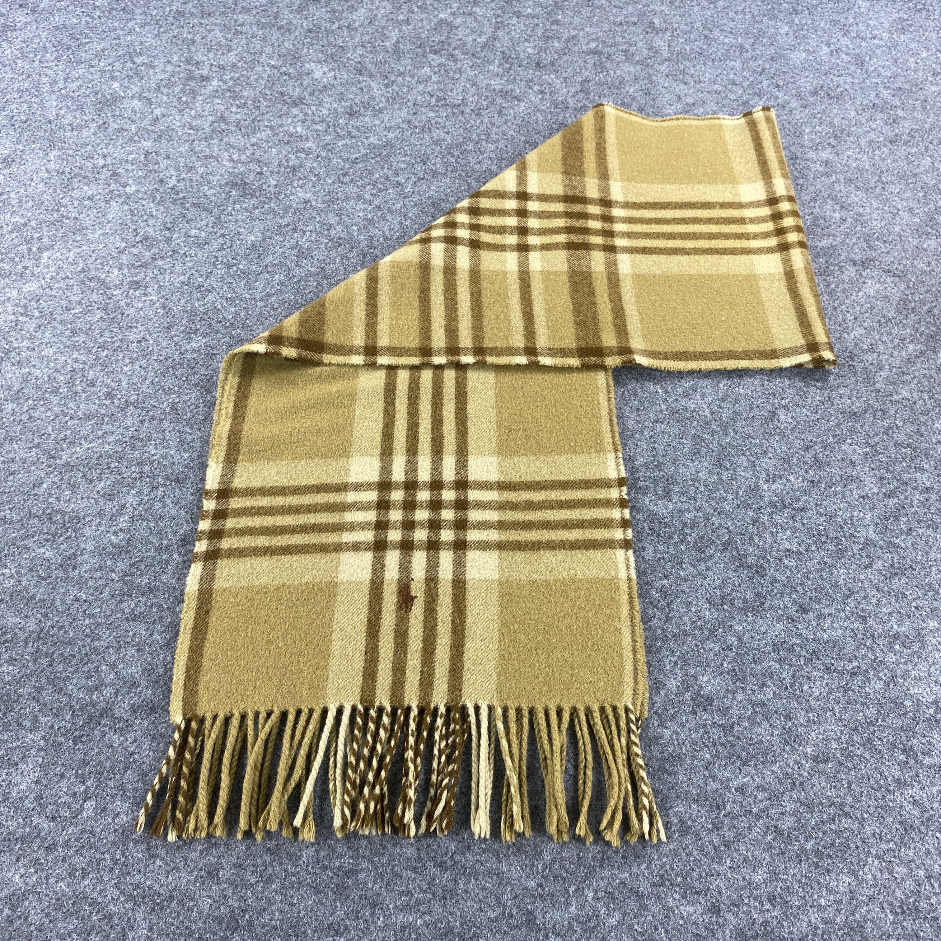 Polo Ralph Lauren × Vintage GF10560 Polo Ralph Lauren Scarf Neck Wear Muffler Nova Check Size ONE SIZE - 8 Thumbnail