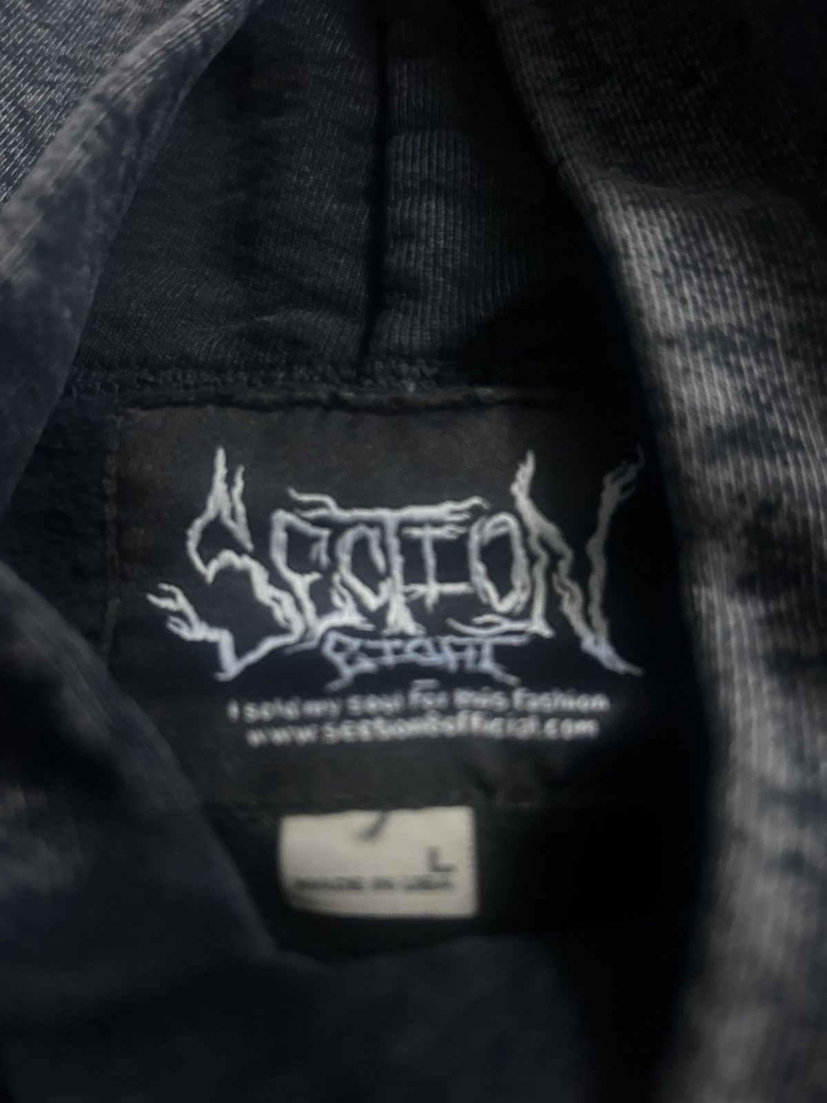 Section 8 Vintage Hoodie Size US L / EU 52-54 / 3 - 3 Thumbnail
