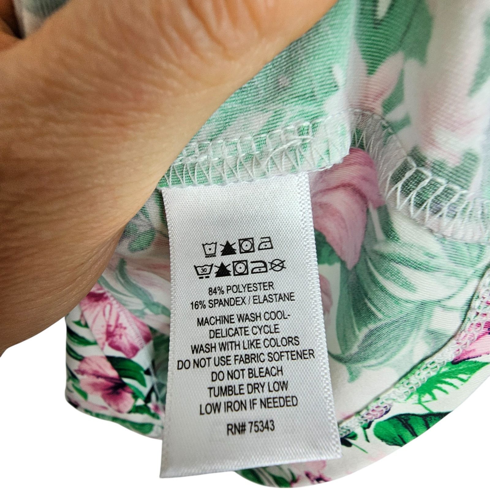 Tommy Bahama Tommy Bahama Womens Golf Polo Sz M Floral Hawaiian Tropical Size M / US 6-8 / IT 42-44 - 5 Thumbnail