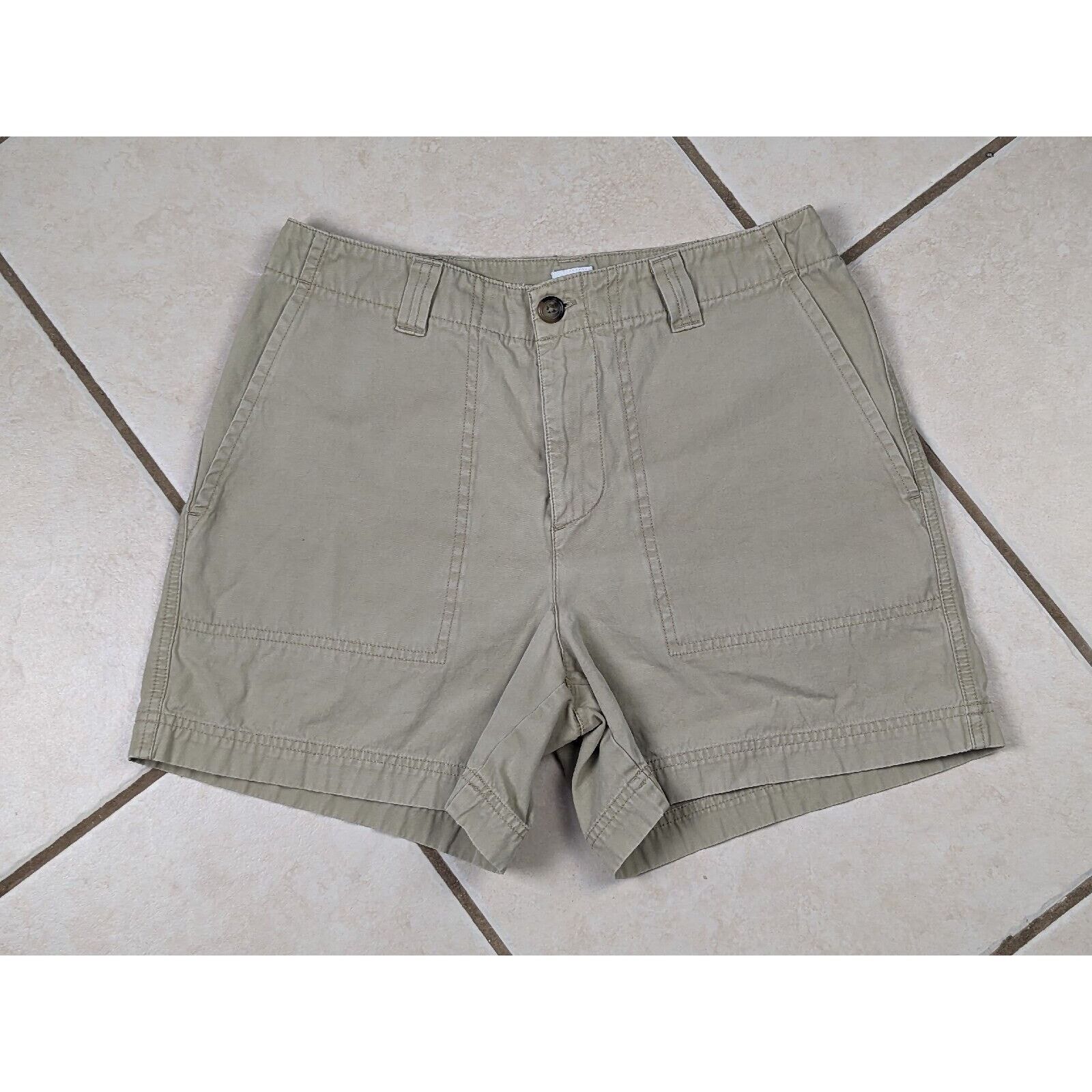 Gap Vtg Gap Factory Store Tan Khaki Bermuda Shorts Size 6 Cotton Size 28" / US 6 / IT 42 - 1 Thumbnail
