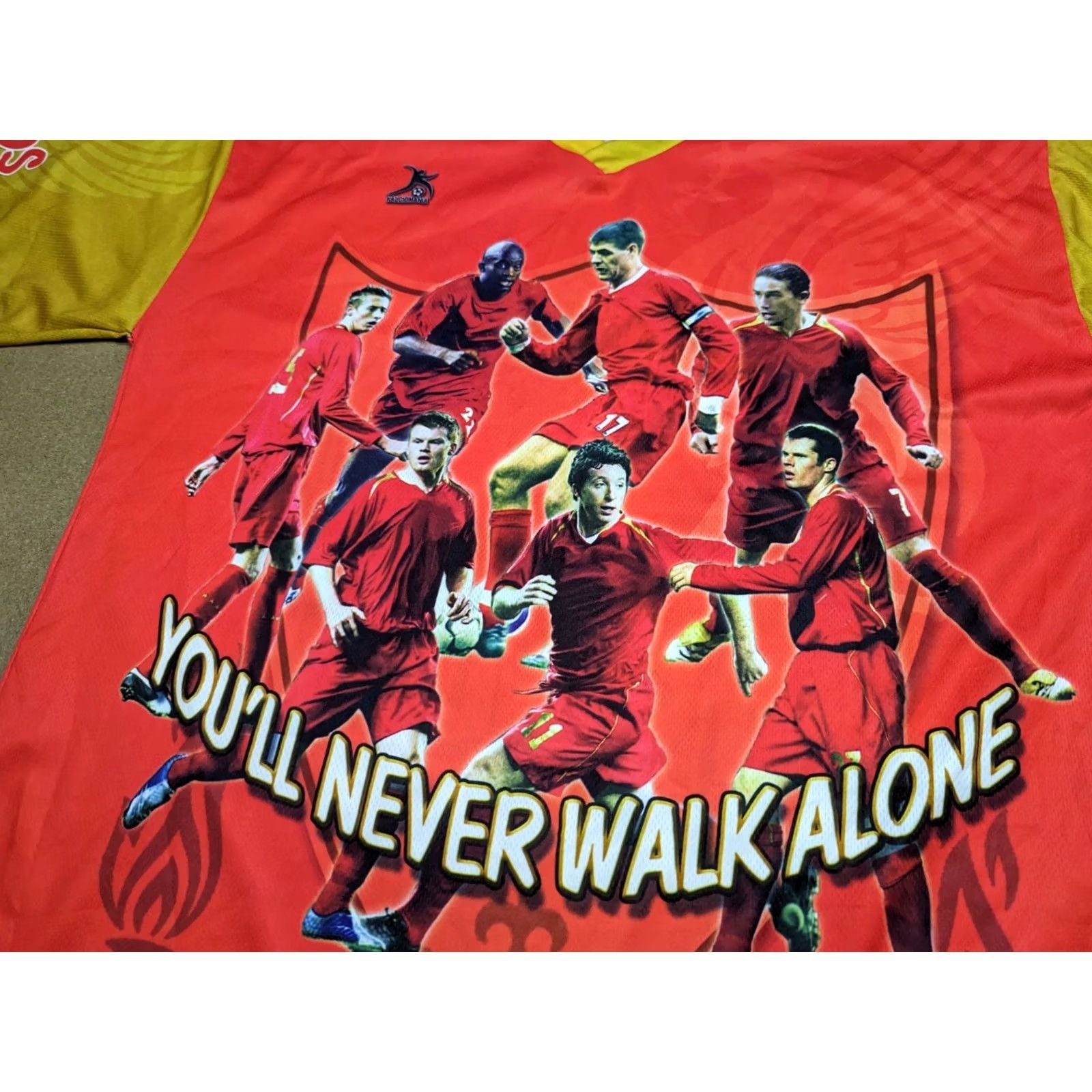 Vintage VINTAGE Kalciomania Liverpool Football Shirt 2XL Jersey Men Red Graphic Print AOP Short Sleeve Pullover Size US XXL / EU 58 / 5 - 2 Thumbnail