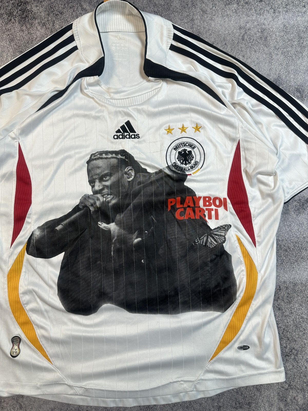 Adidas Vintage Adidas Germany 06/07 Playboi Carti Soccer Jersey XL Size US XL / EU 56 / 4 - 2 Thumbnail