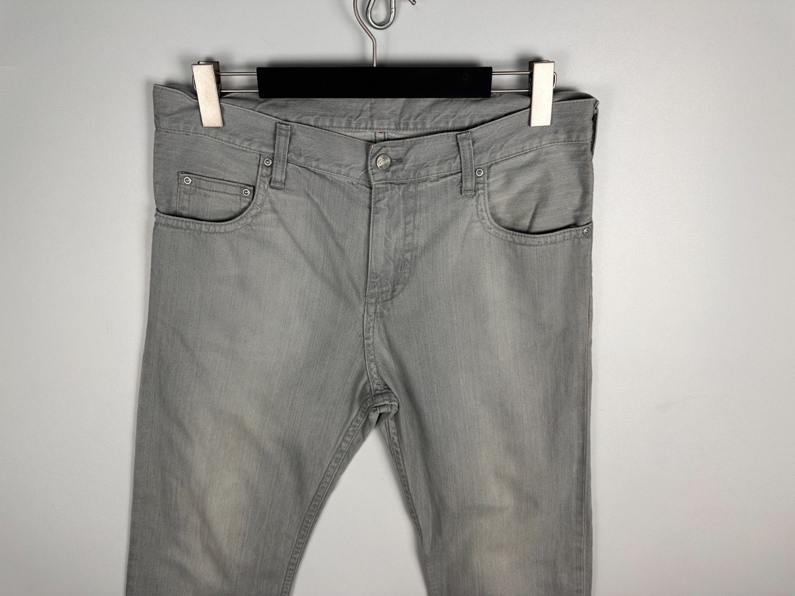 Carhartt Wip Vintage Carhartt Slim Pant Denim Jeans Grey Mens Size 32X34 Size US 32 / EU 48 - 6 Thumbnail