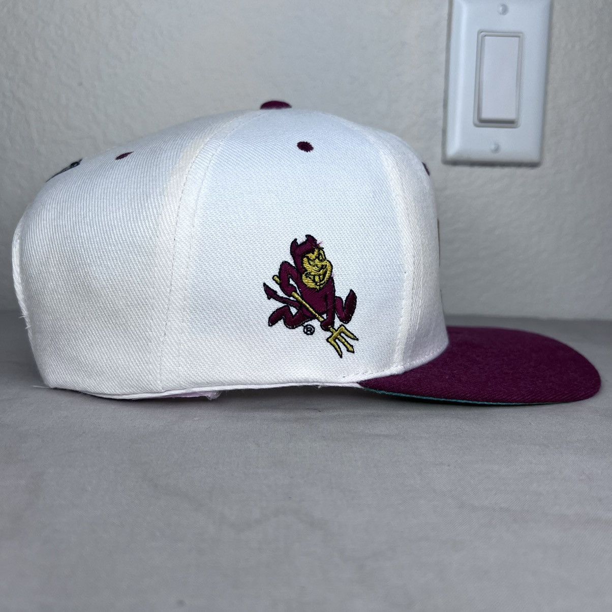 NCAA Vintage 1990s Arizona State Sun Devils Embroidered Snapback Size ONE SIZE - 4 Thumbnail