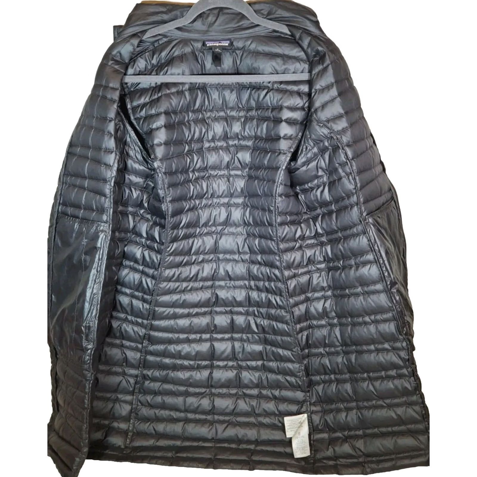 Patagonia Patagonia Jacket Womens M Black Fiona Parka Long Lightweight Duck Down Women Size M / US 6-8 / IT 42-44 - 4 Thumbnail