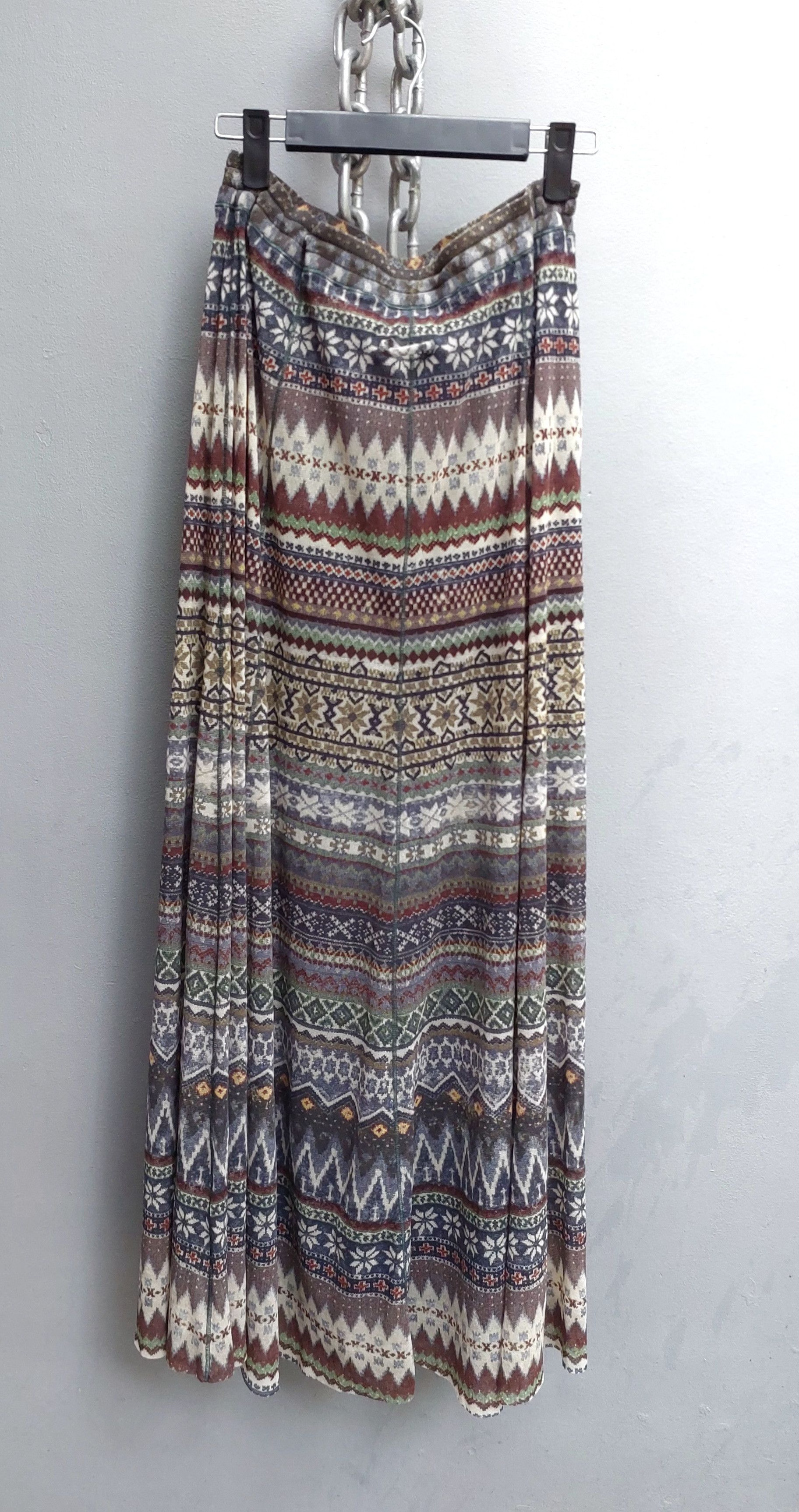 Jean Paul Gaultier Jean Paul Gaultier Tribal Print Mesh Top and Skirt Set Size XL / US 12-14 / IT 48-50 - 16 Thumbnail