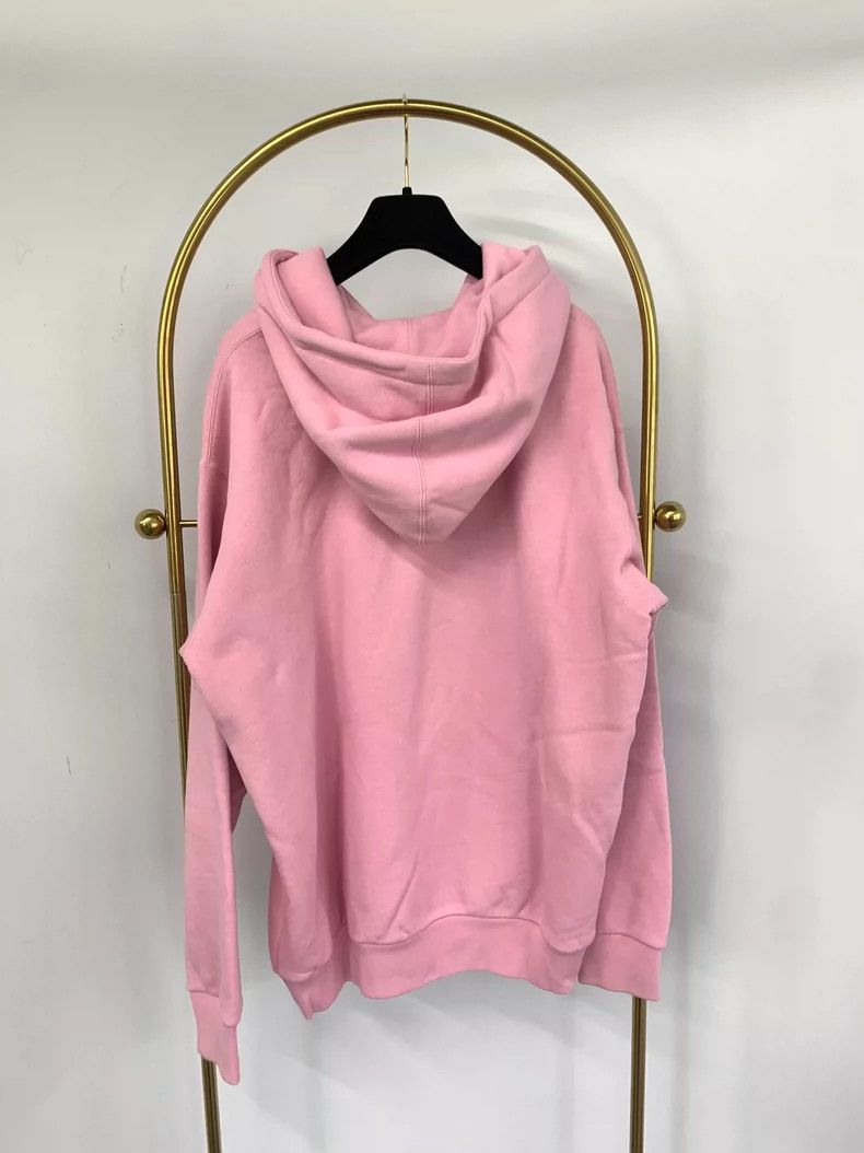 Gucci Gucci Pink embroidered printed hooded sweatshirt Size S / US 4 / IT 40 - 3 Thumbnail