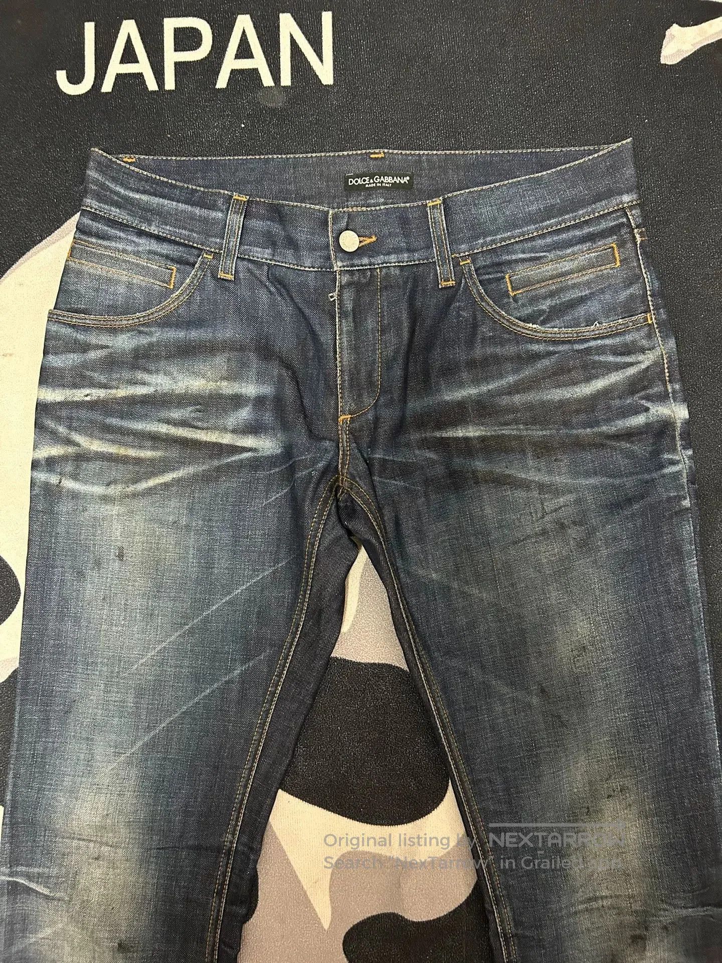 Dolce & Gabbana Men's Distressed Jeans.