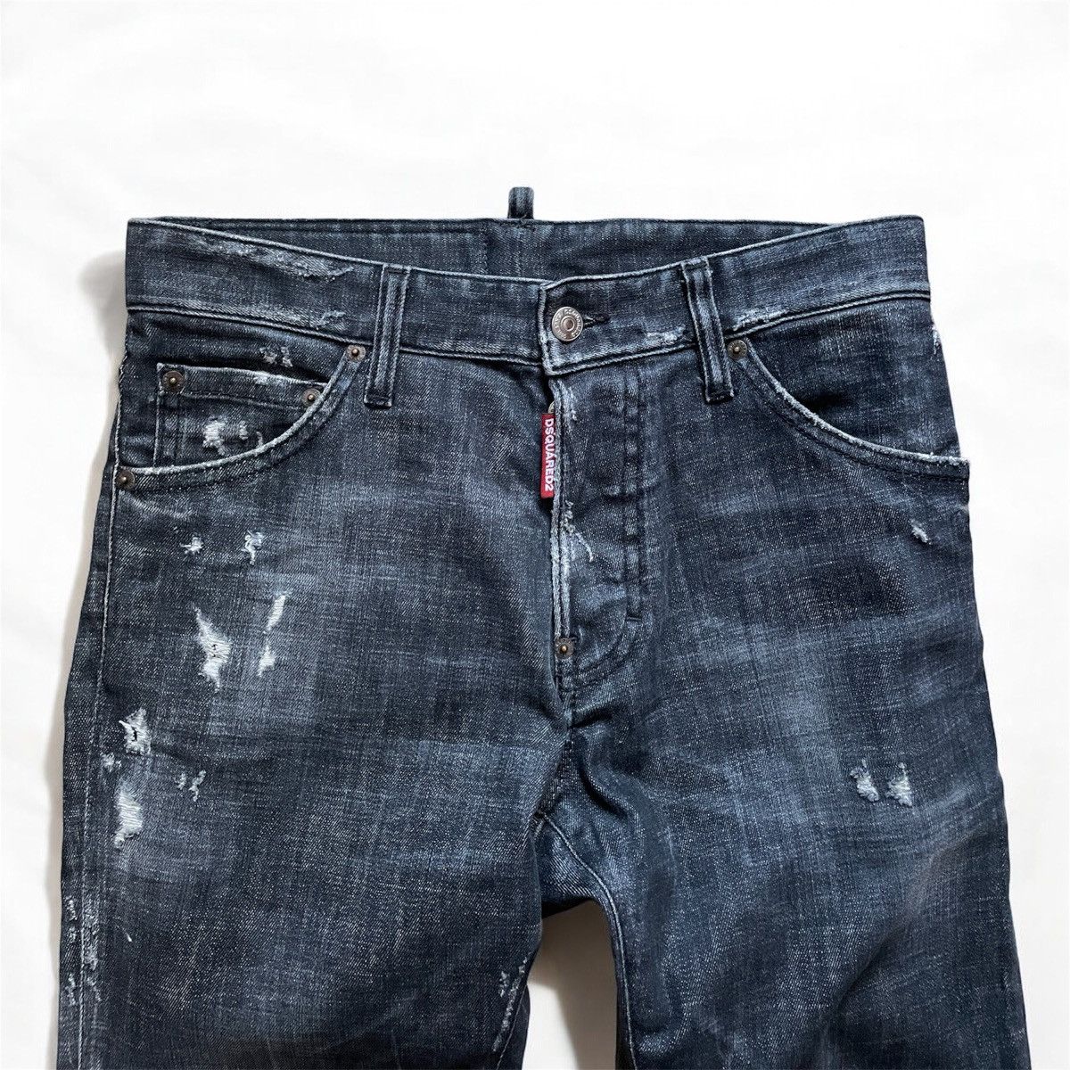 Dsquared2 × Japanese Brand × Vintage DSQUARED2 BLACK JEANS Size US 30 / EU 46 - 2 Thumbnail
