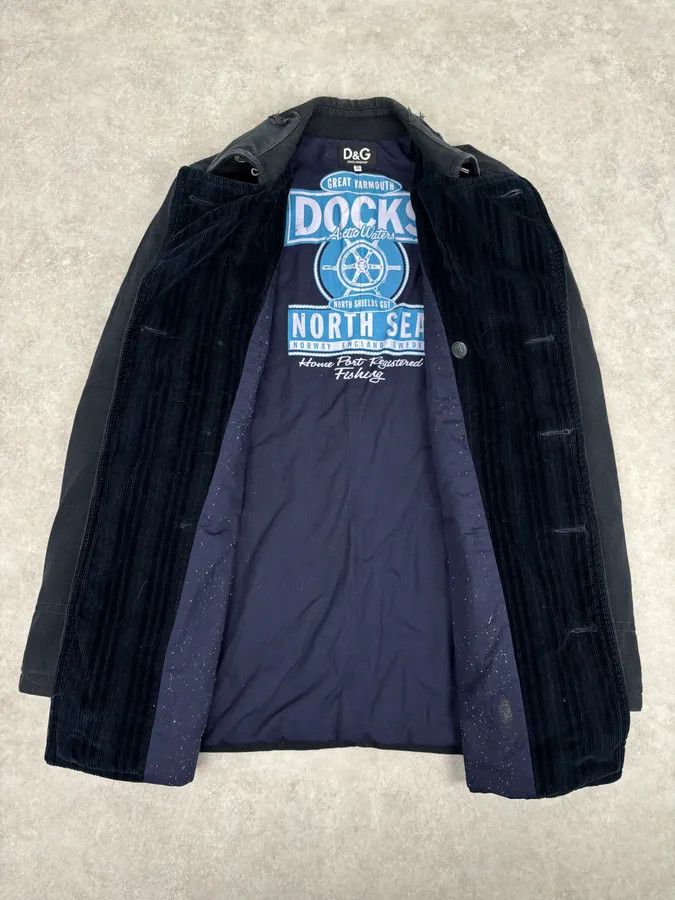Dolce & Gabbana AW2006 Dolce & Gabbana Navy Naval Double-Breasted Coat Size US L / EU 52-54 / 3 - 8 Thumbnail