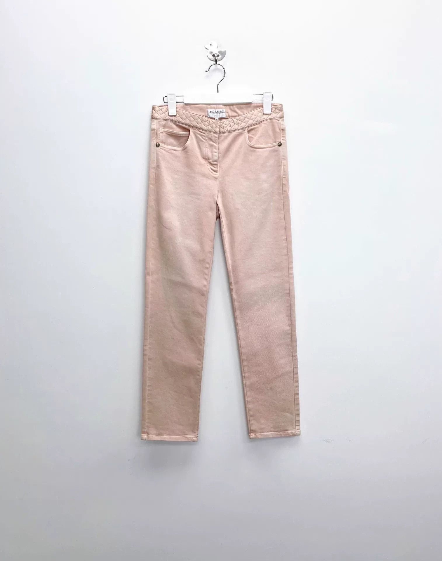 Chanel Chanel Pink Double C High-Waist Jeans Size US S / EU 44-46 / 1 - 1 Thumbnail