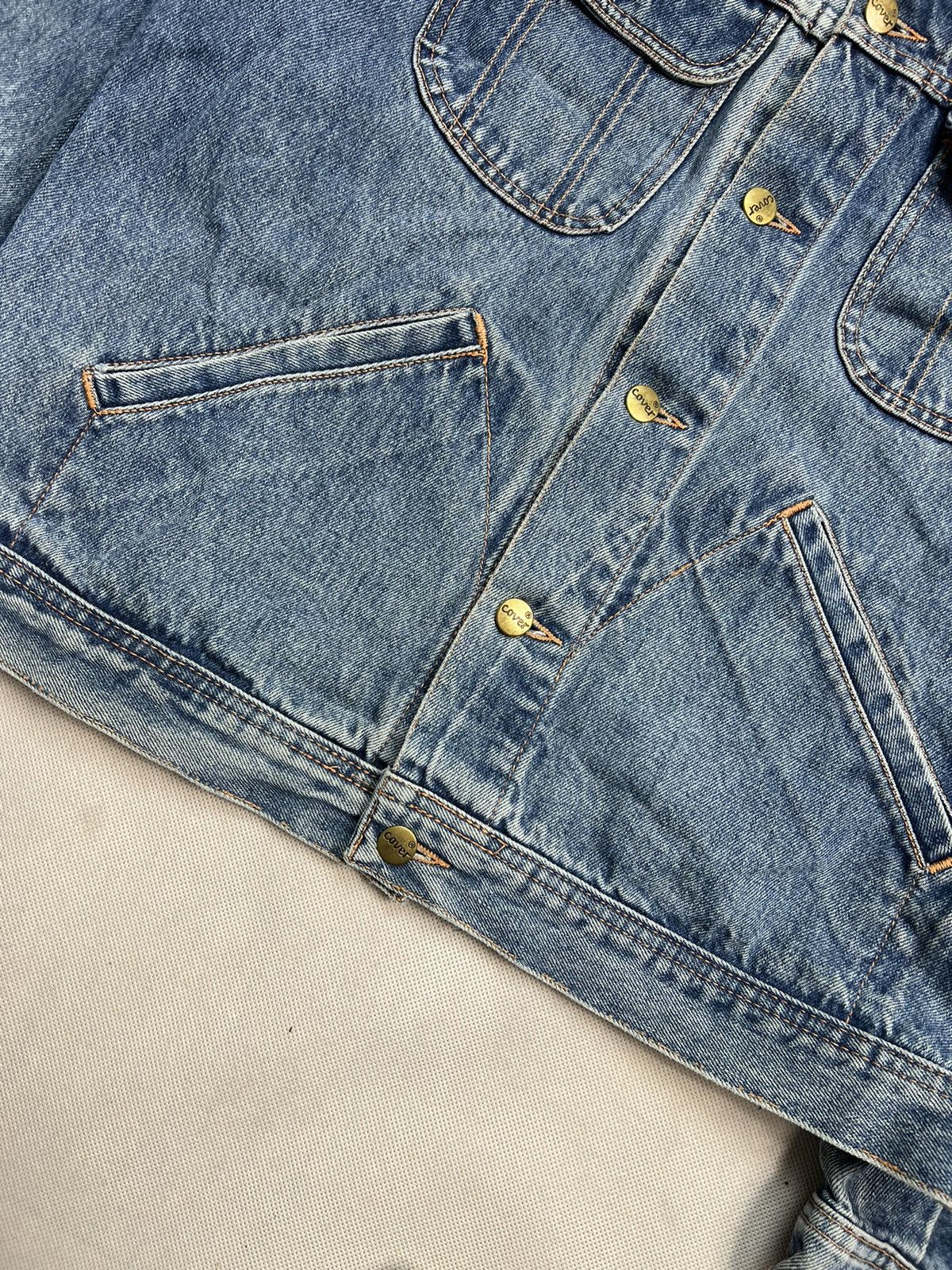 Vintage Jeans Jacket Cover Vintage 80’s 90’s Blue Size US L / EU 52-54 / 3 - 2 Thumbnail
