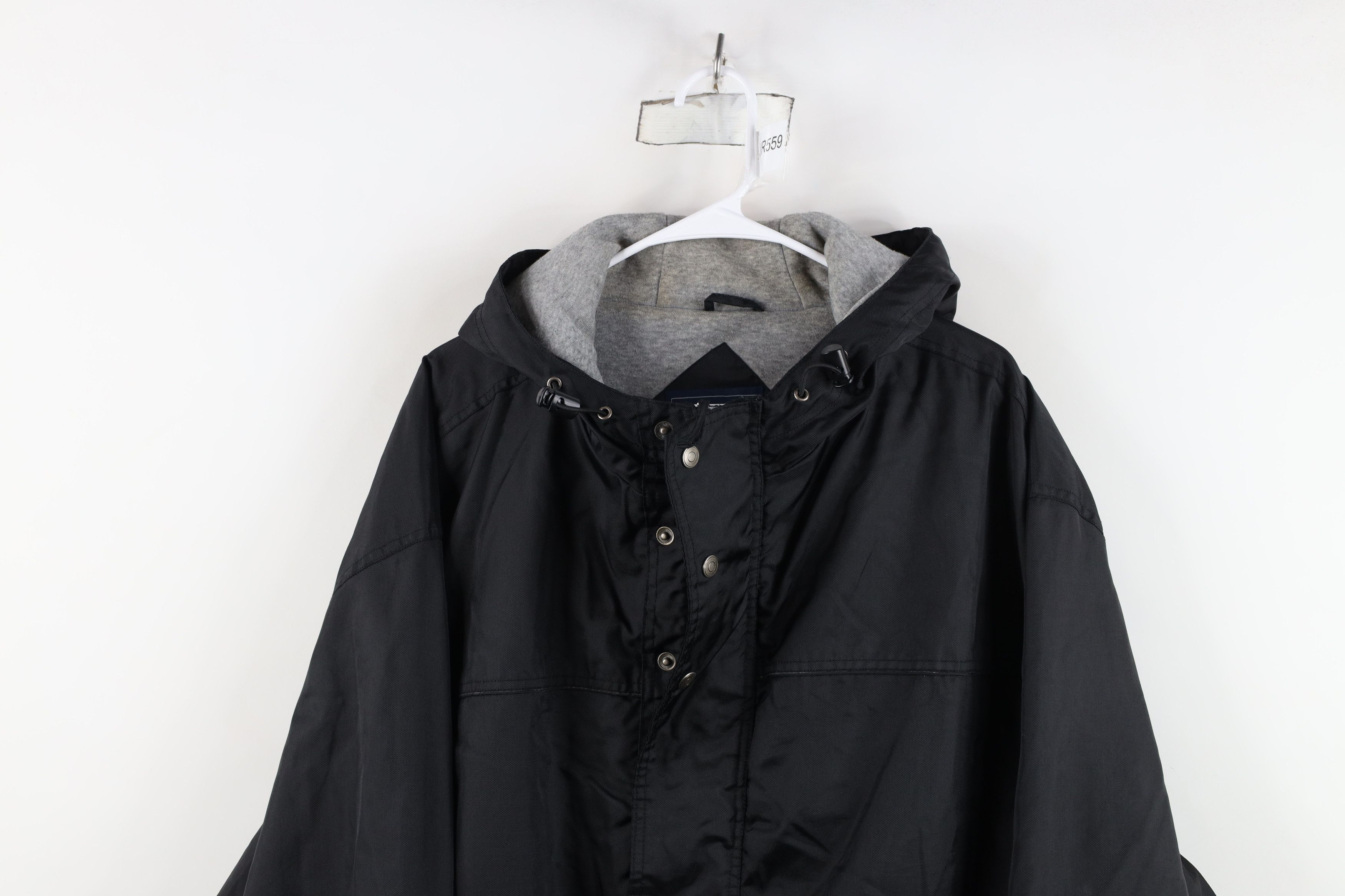Vintage Vintage 90s Streetwear Lined Hooded Windbreaker Jacket Size US M / EU 48-50 / 2 - 2 Thumbnail