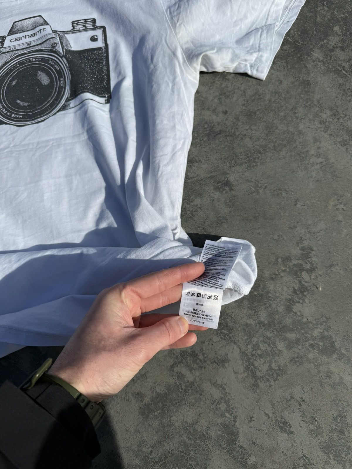 Carhartt Vintage Rare Carhartt WIP Camera Y2K White T-shirt Sk8 Size US XL / EU 56 / 4 - 8 Thumbnail