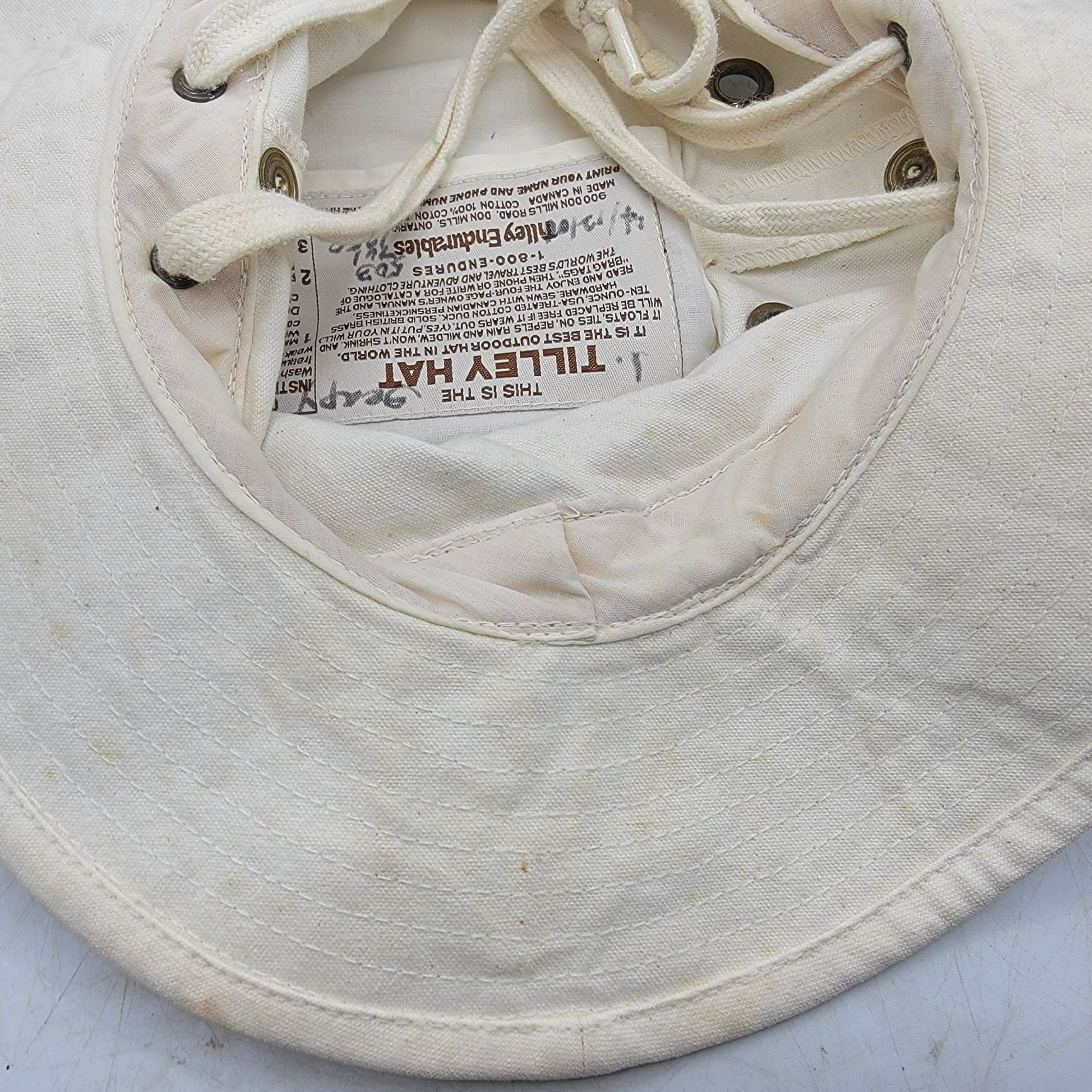 Tilley Endurables Hat Size 7 Beige Breathable Outdoors Campi