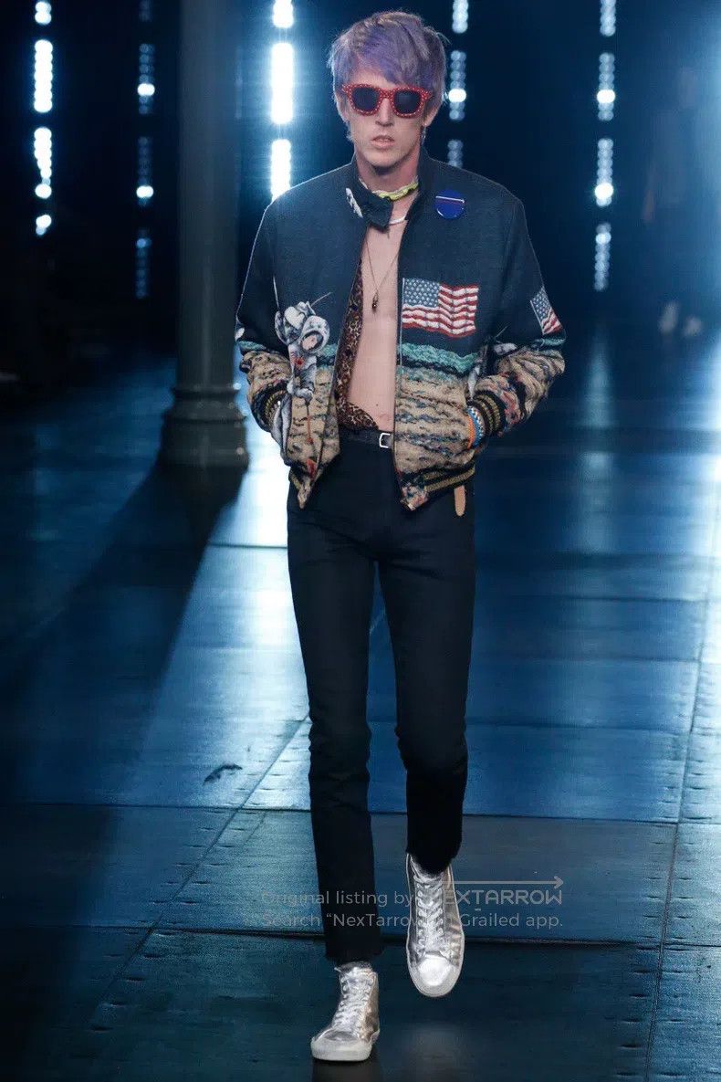 Saint Laurent Paris Saint Laurent Paris Astronaut Moon Landing Jacket Size US M / EU 48-50 / 2 - 7 Thumbnail