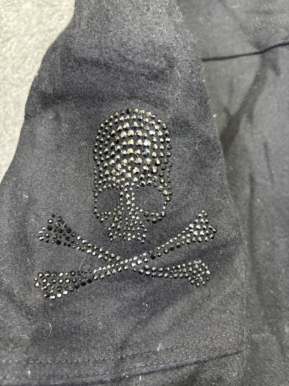 Roen 💥Archival💥Roen Double Breast Skull Wool Peacot F981 Size US S / EU 44-46 / 1 - 12 Thumbnail
