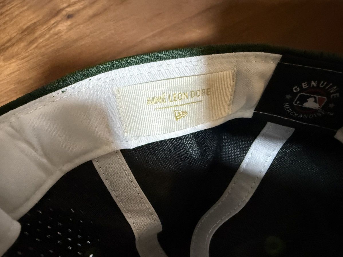 Aime Leon Dore × New Era Aime Leon Dore x New Era NY Mets Mesh Fitted Hat Green 7 3/8 Size ONE SIZE - 8 Thumbnail