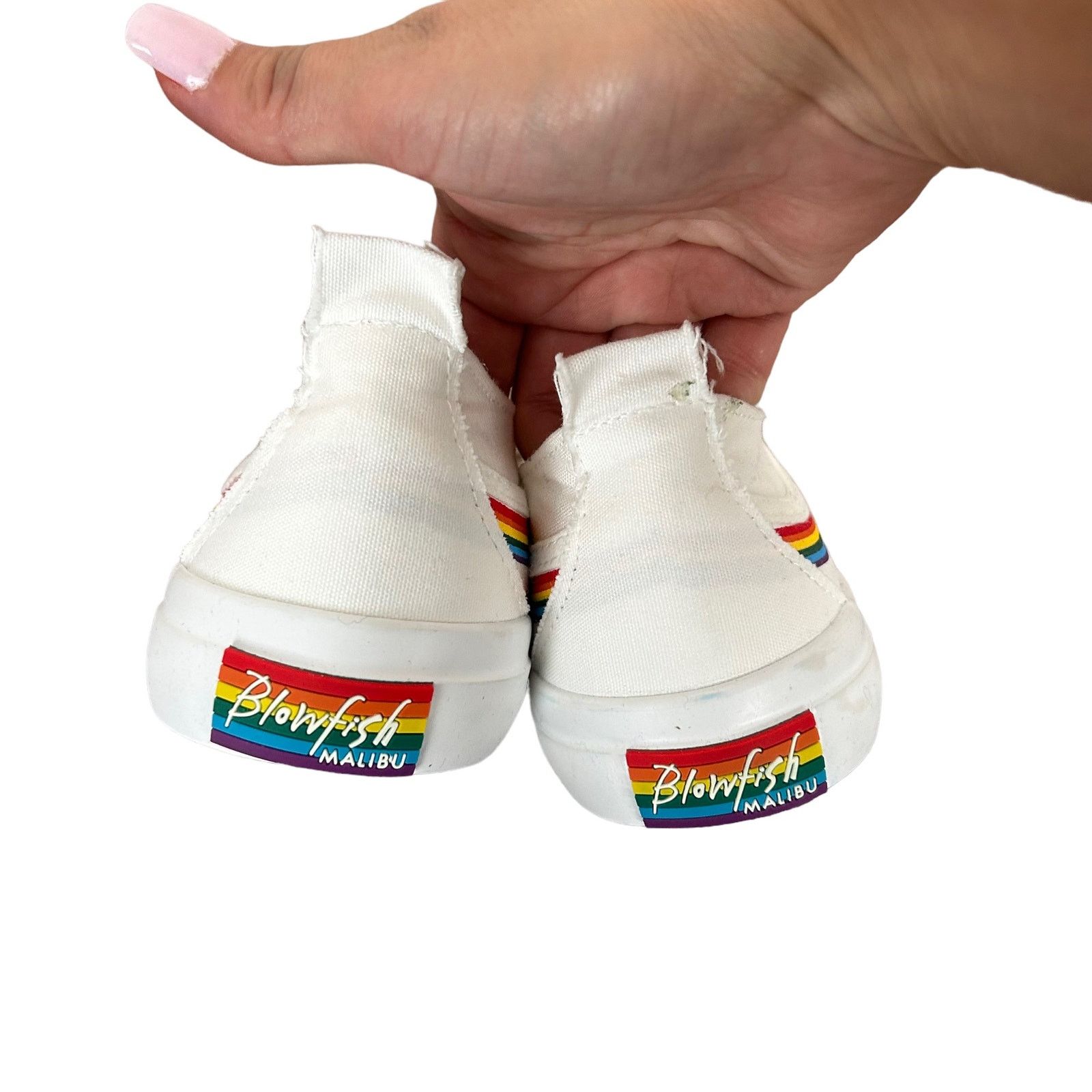 Other Blowfish White Rainbow Sneakers Sz 7.5 Size US 7.5 / IT 37.5 - 7 Thumbnail