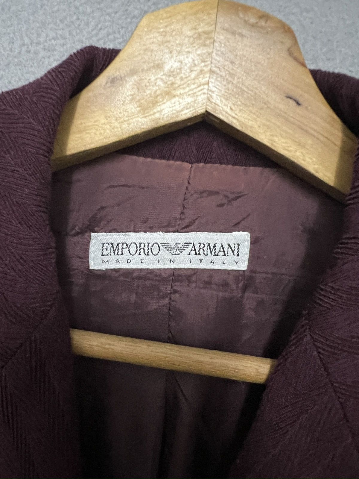 Emporio Armani 399. Vintage 90s Emporio Armani coat Size S / US 4 / IT 40 - 7 Thumbnail