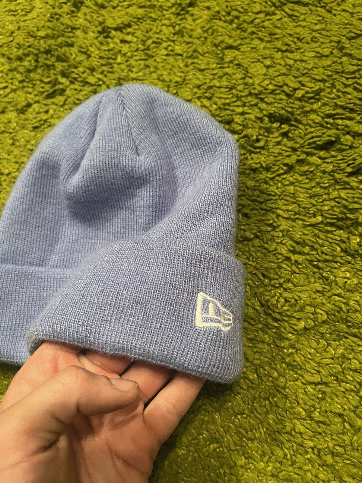 New Era × Supreme Supreme x New Era knit logo beanie hat Size 32 - 4 Thumbnail