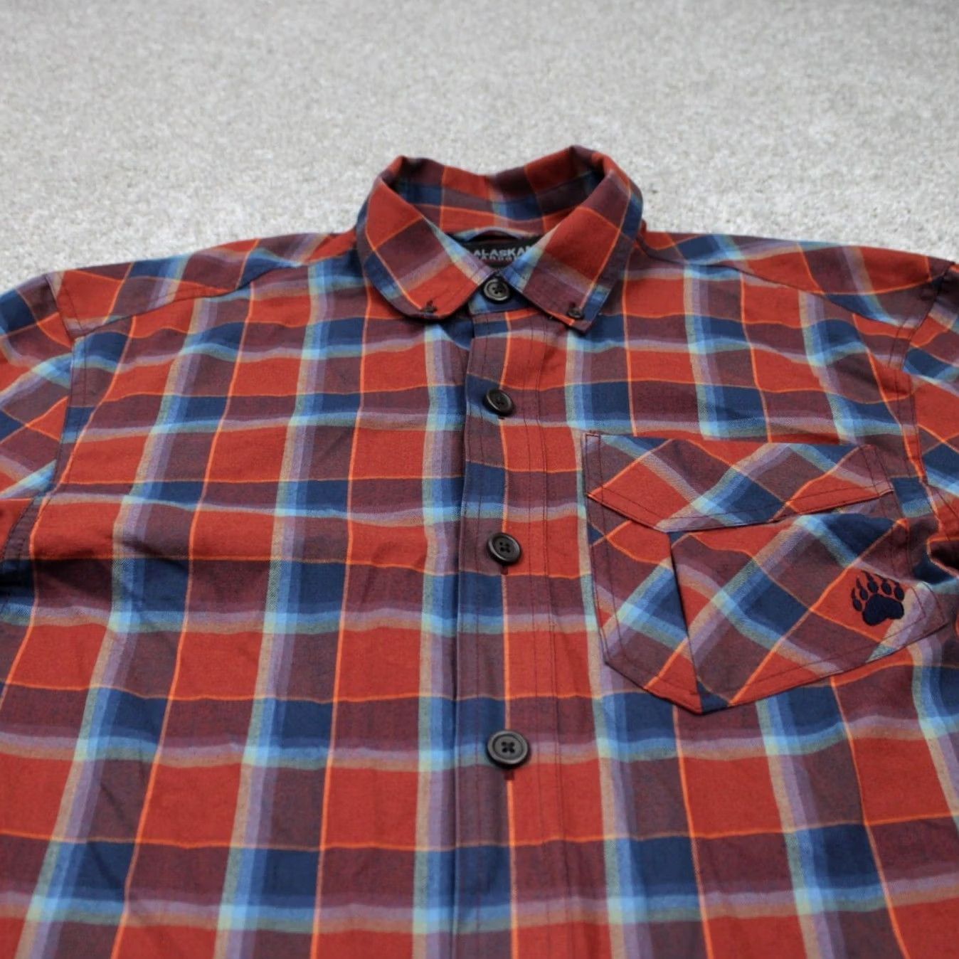Vintage Alaskan Hardgear Shirt Men Medium Red/Blue Plaid Duluth Midnight Sun Long Sleeve Size US M / EU 48-50 / 2 - 4 Thumbnail
